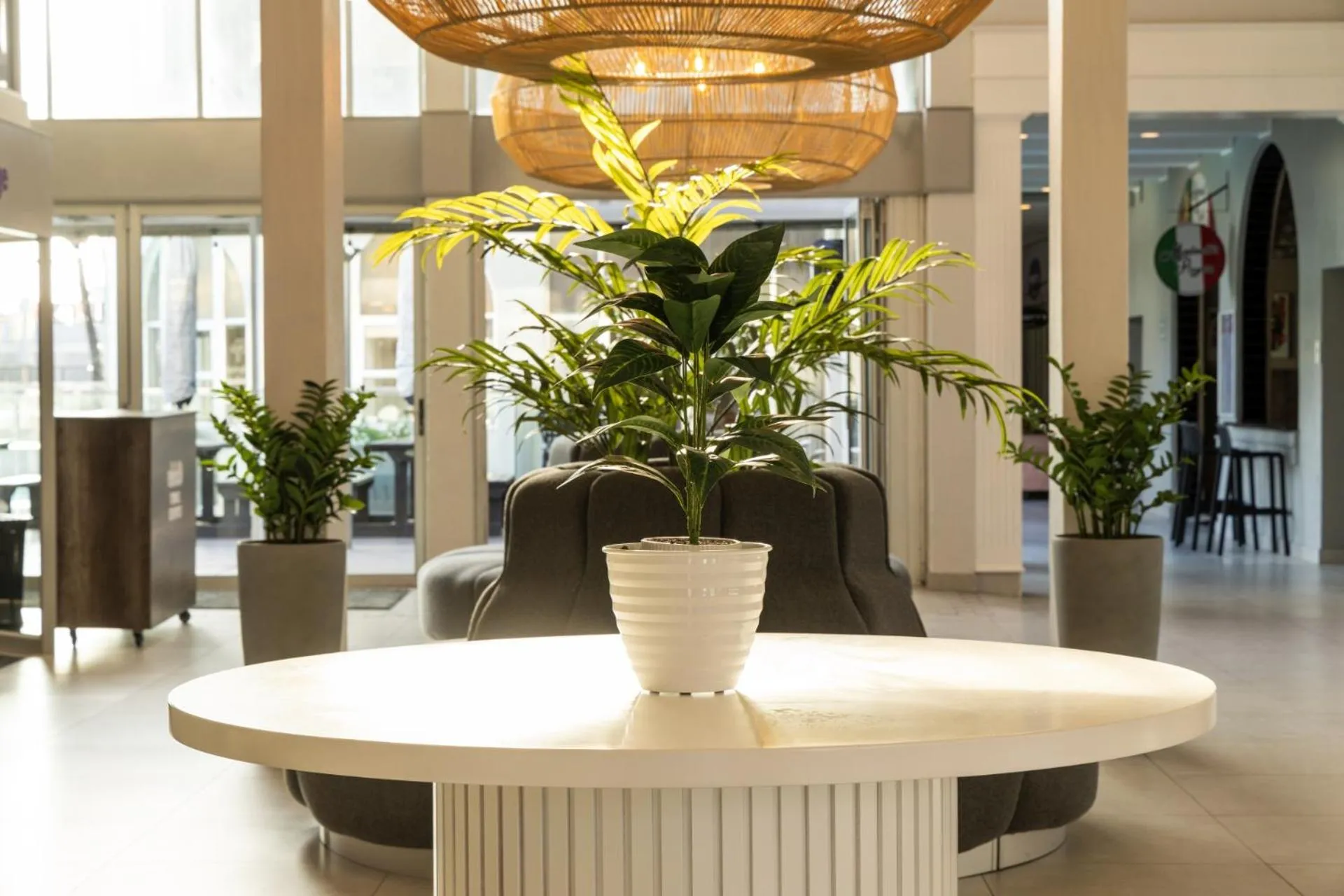 Seating area in First Group La Montagne