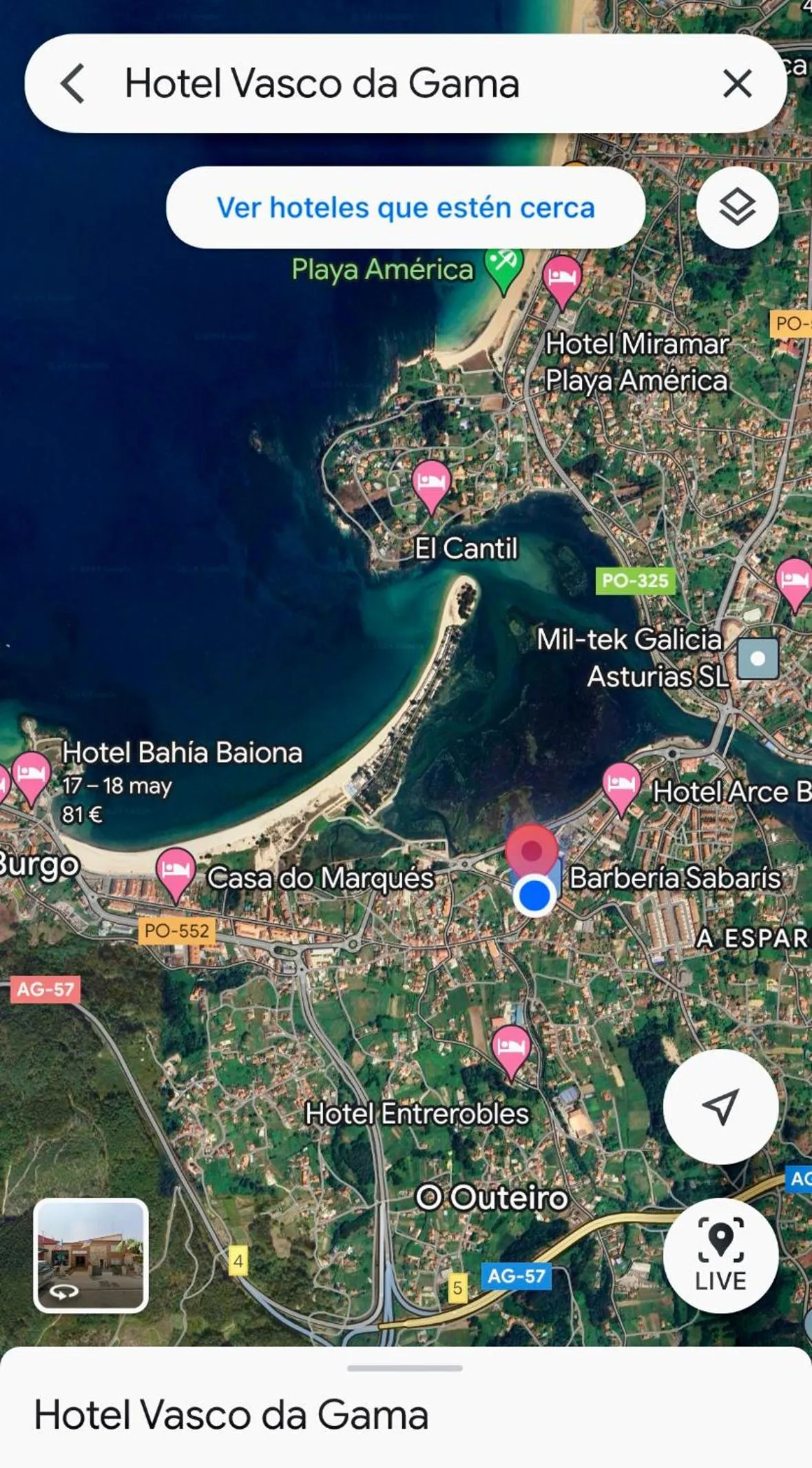 Property building in Hotel Vasco Da Gama