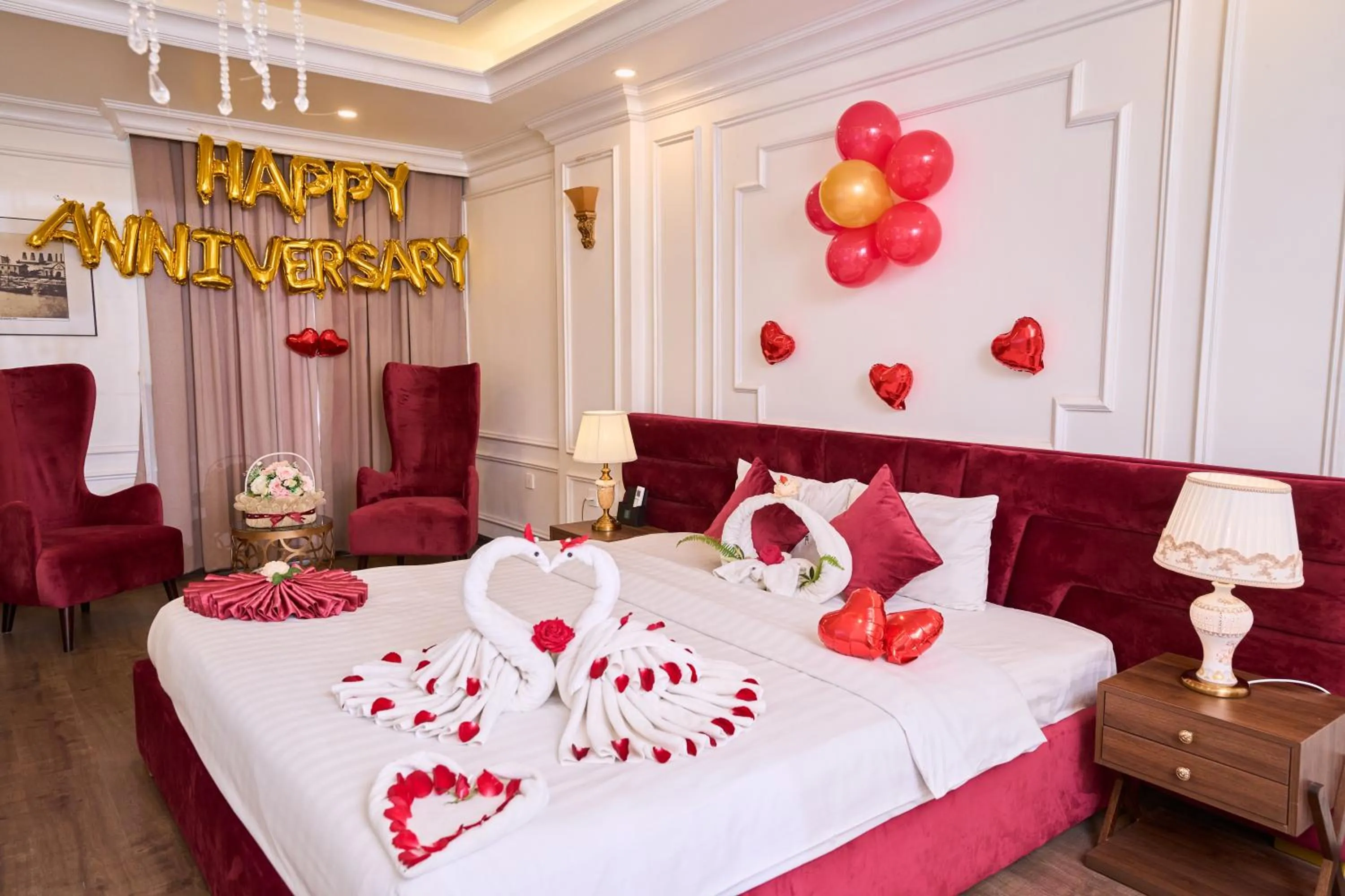 Decorative detail, Bed in Le Haute Hotel Hai Phong