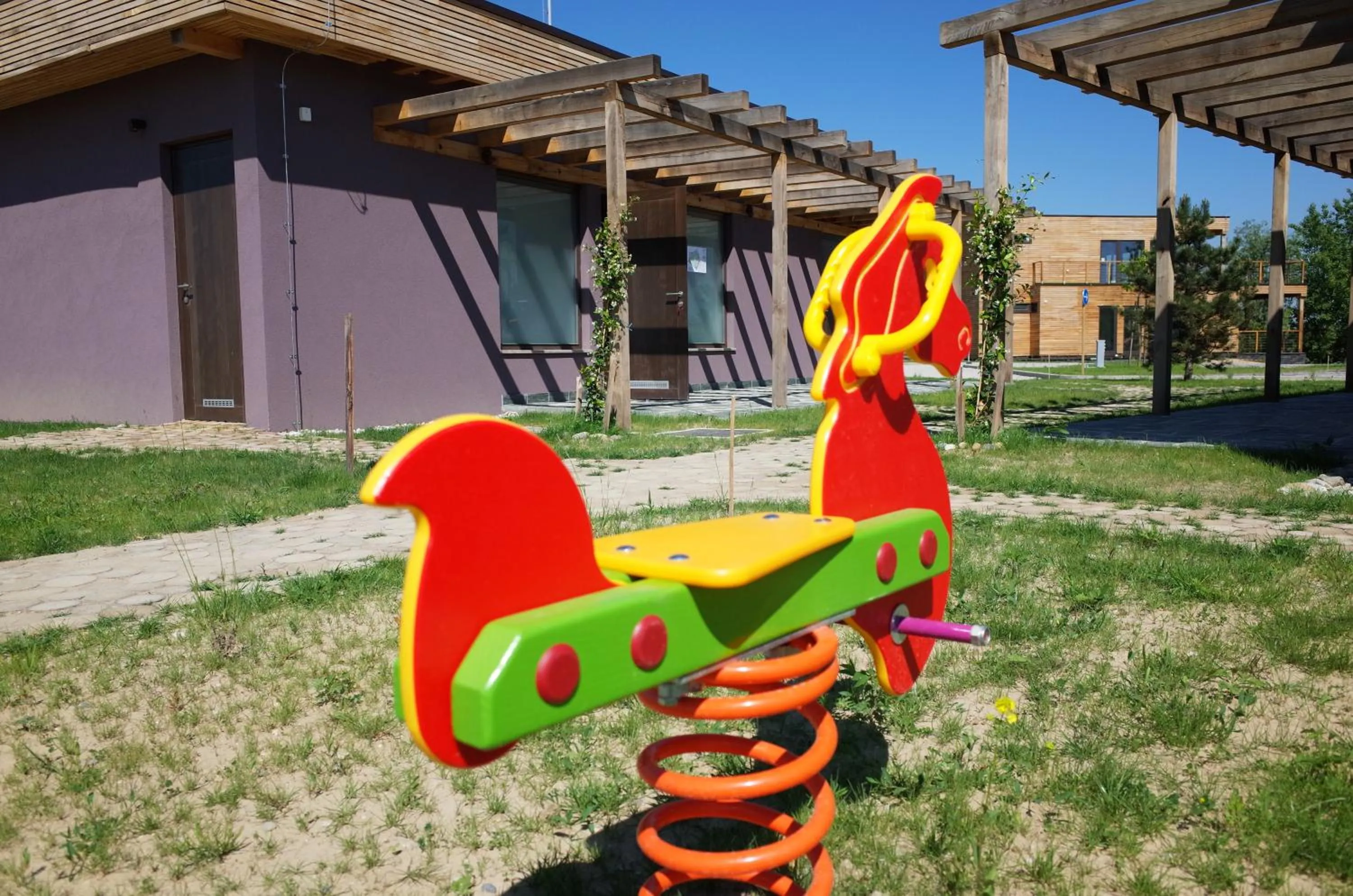 Children play ground in Zagreb Camp Bungalows