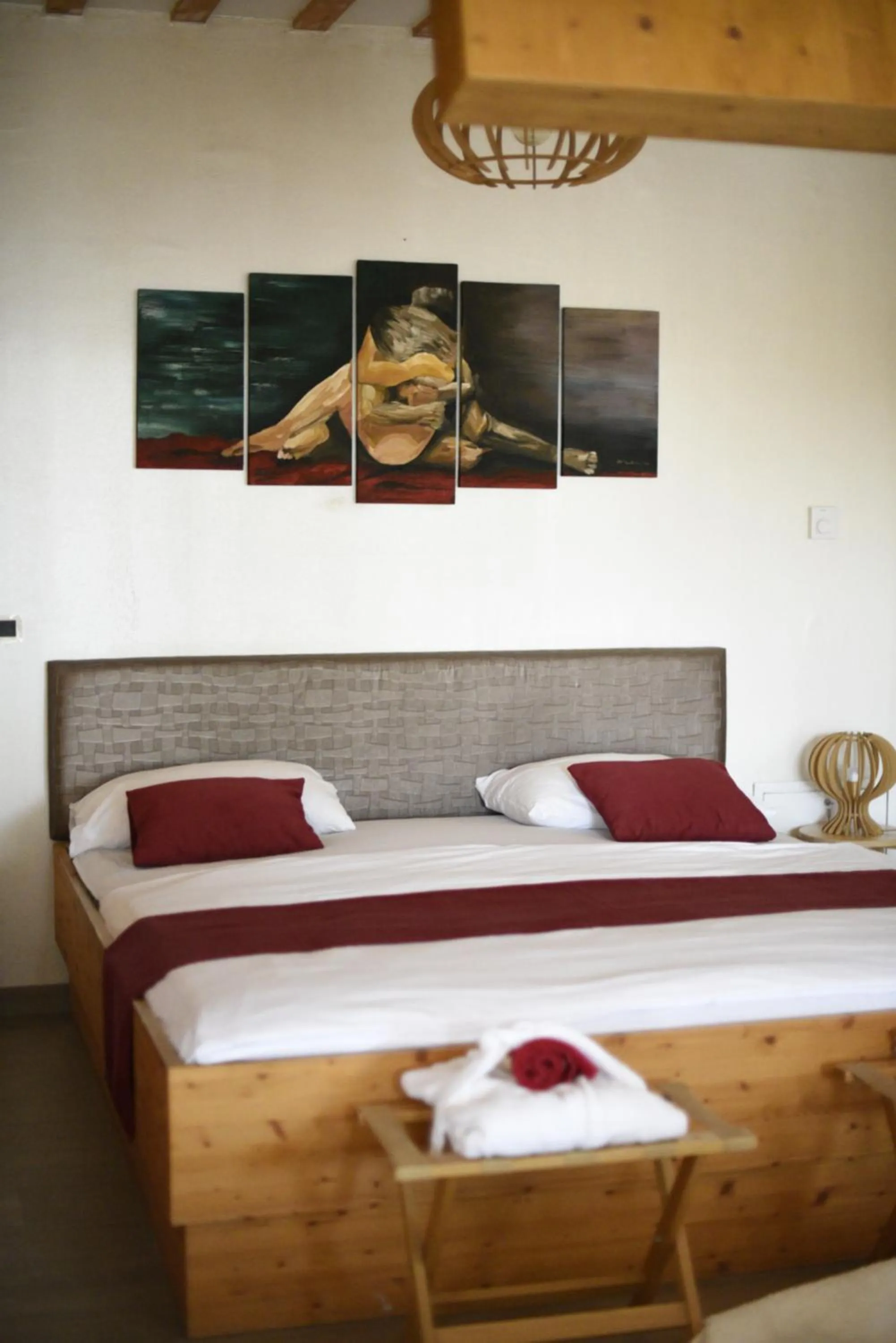 Bed in Zagreb Camp Bungalows