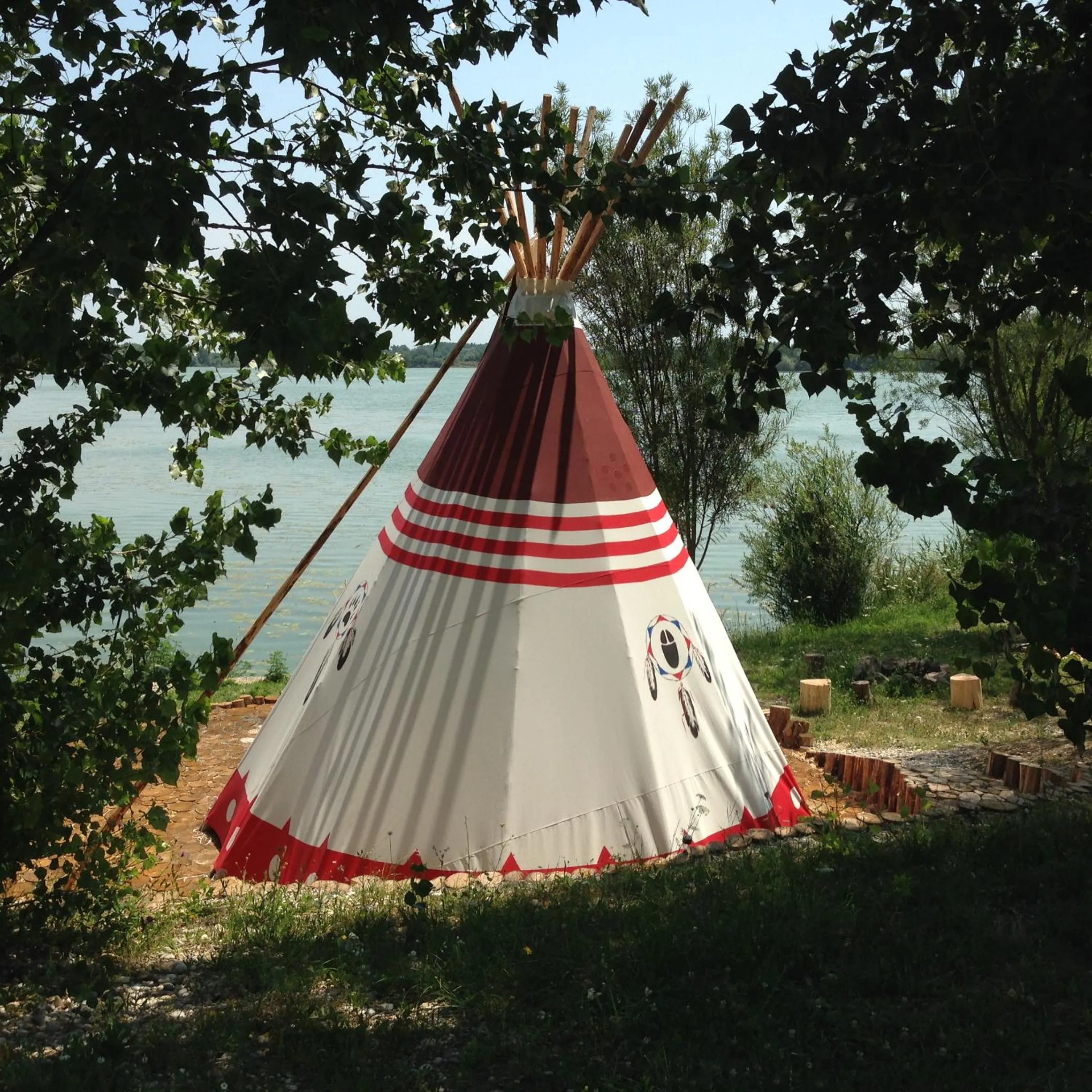 Natural landscape in Zagreb Camp Bungalows