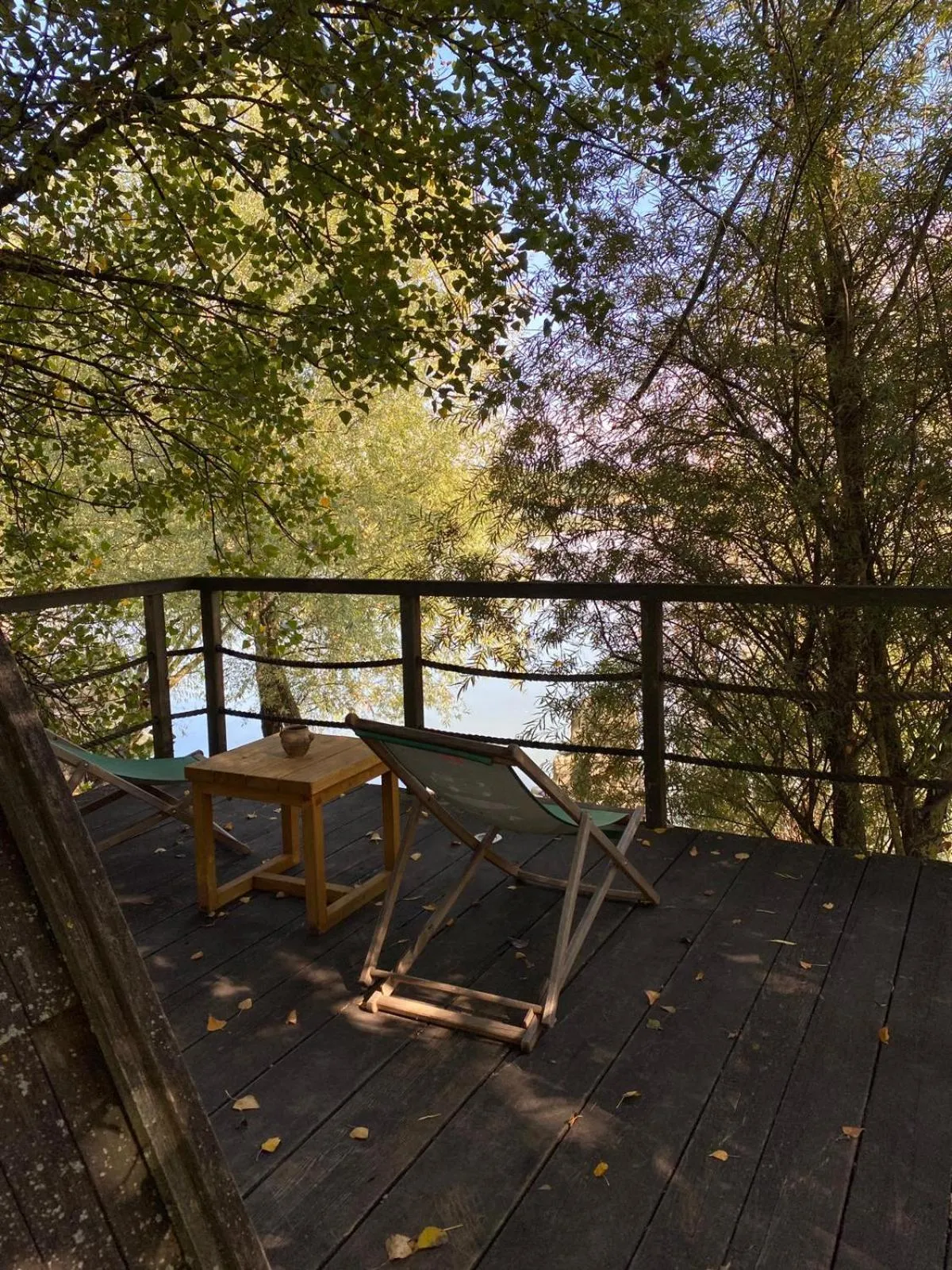 Balcony/Terrace in Zagreb Camp Bungalows