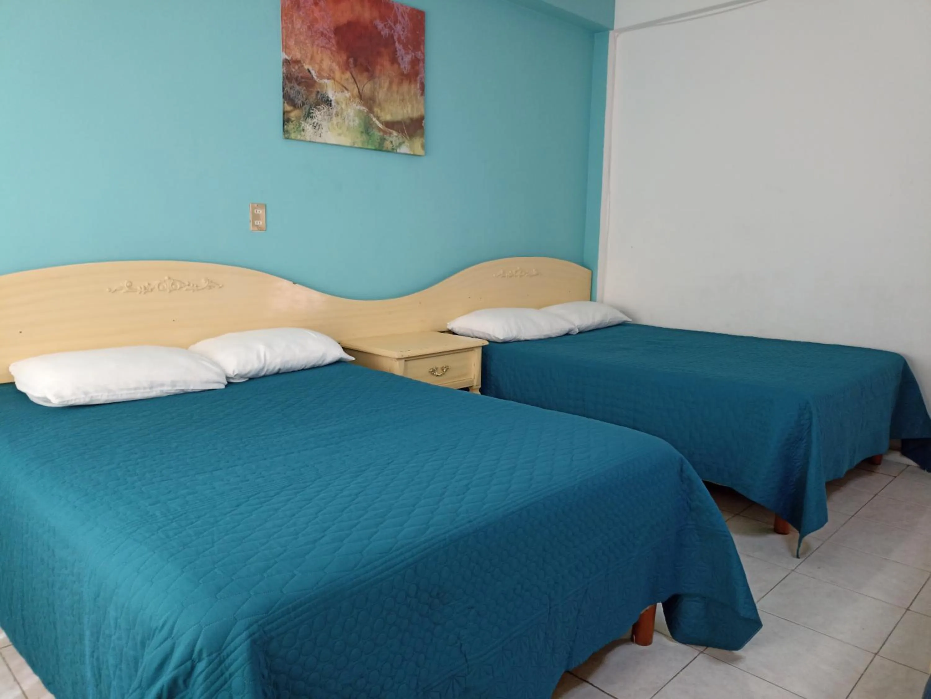 Bedroom, Bed in Hotel San Carlos