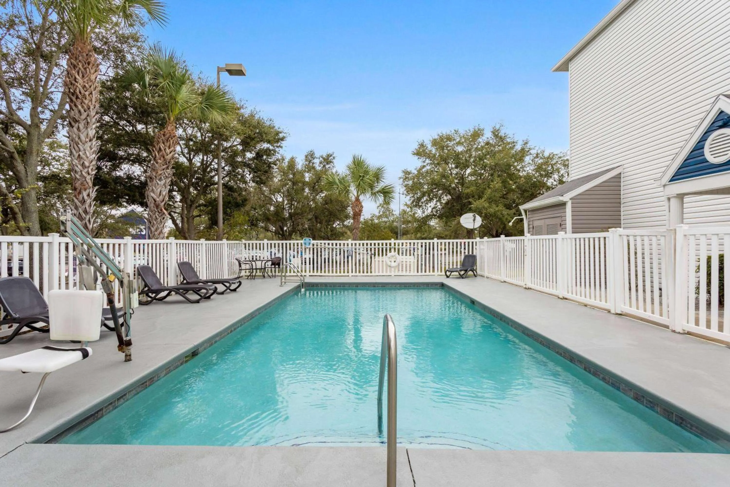 Pool view in Microtel Inn and Suites - Zephyrhills