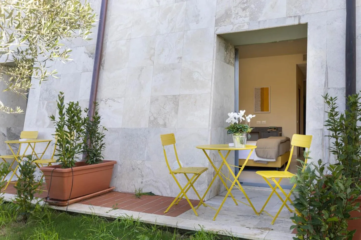 Garden in Tuscasì Aparthotel