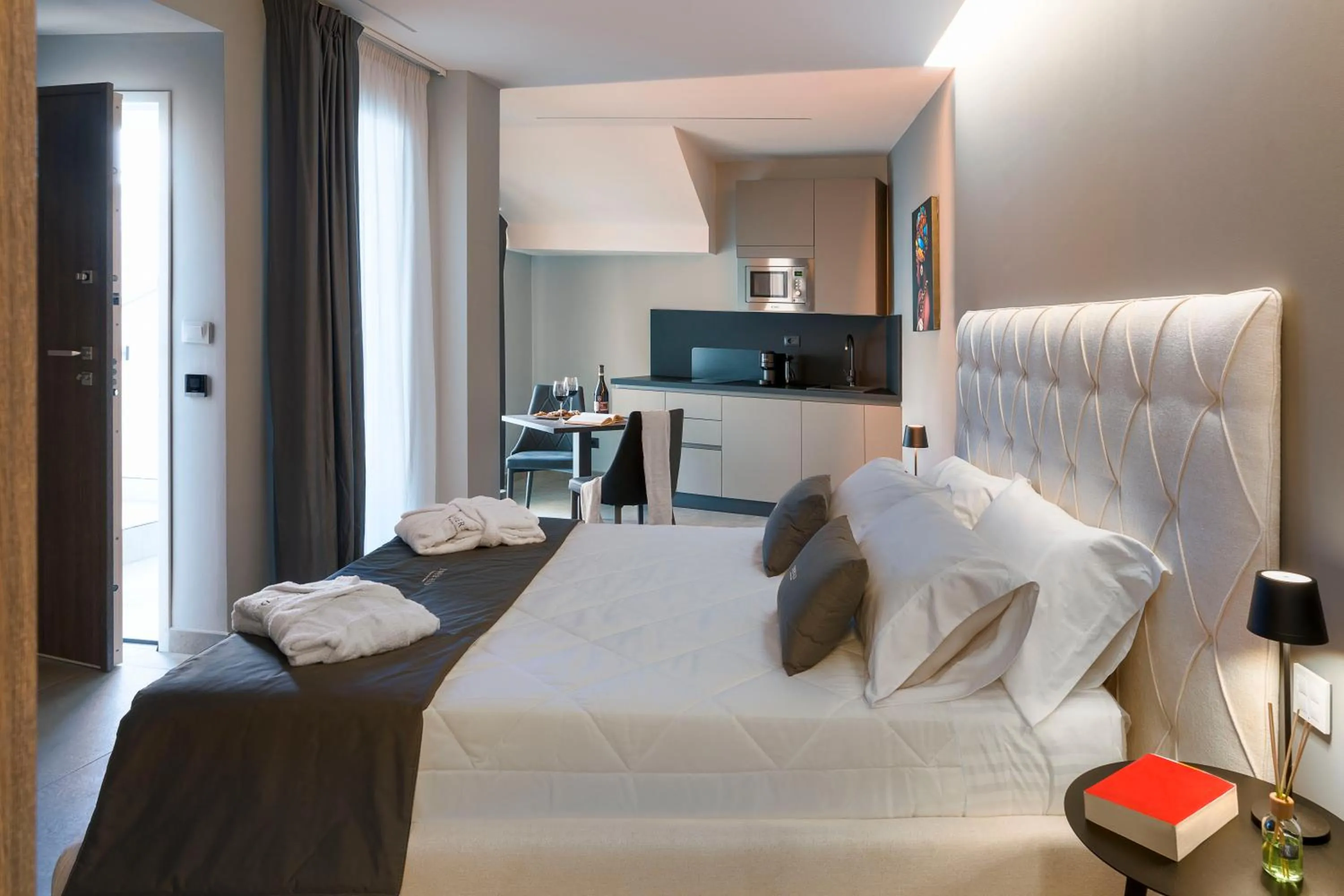 Bed in Emerald Hotel Residence Cefalù