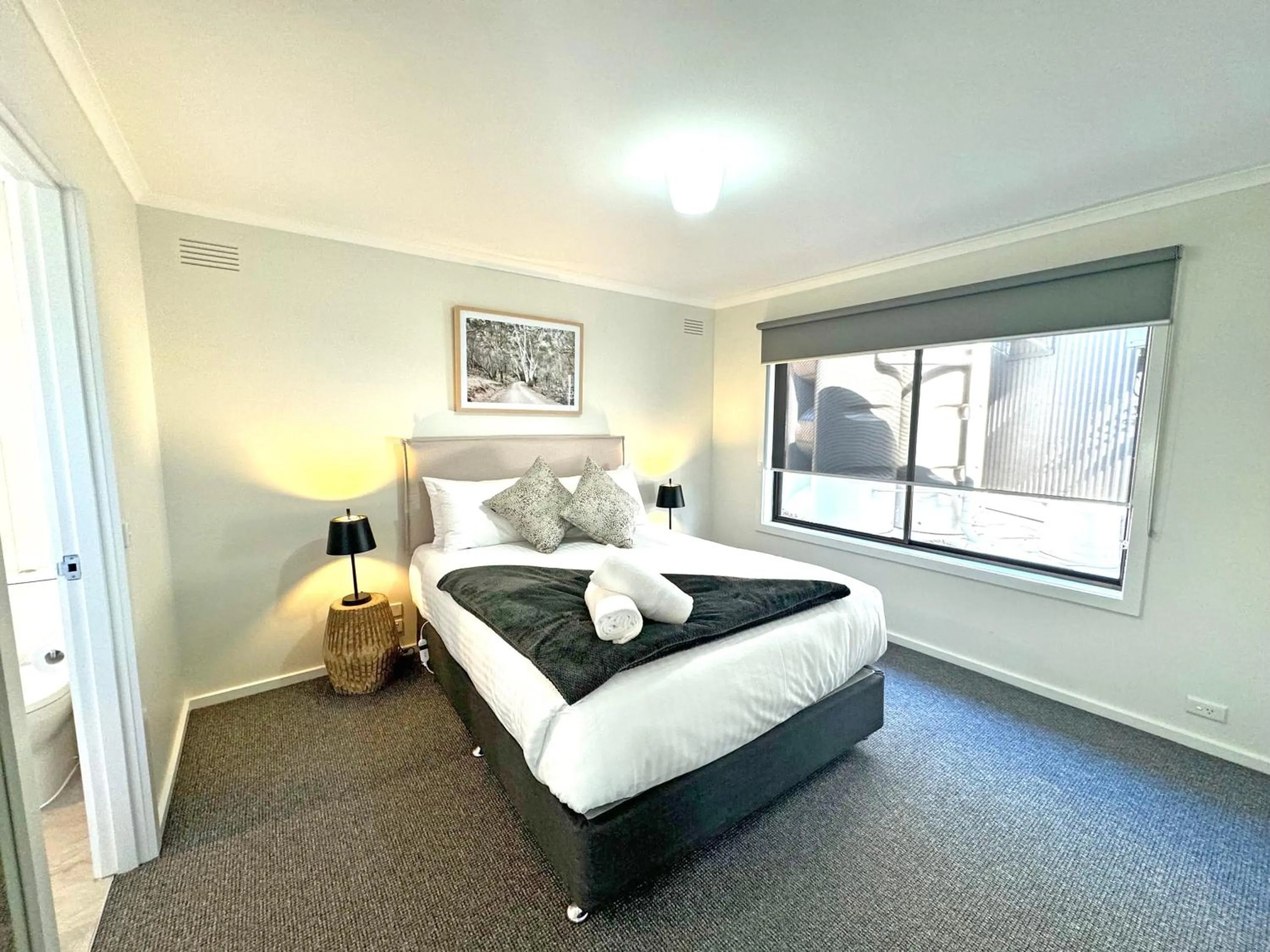 Bedroom, Bed in Tasman Holiday Parks - South Bright