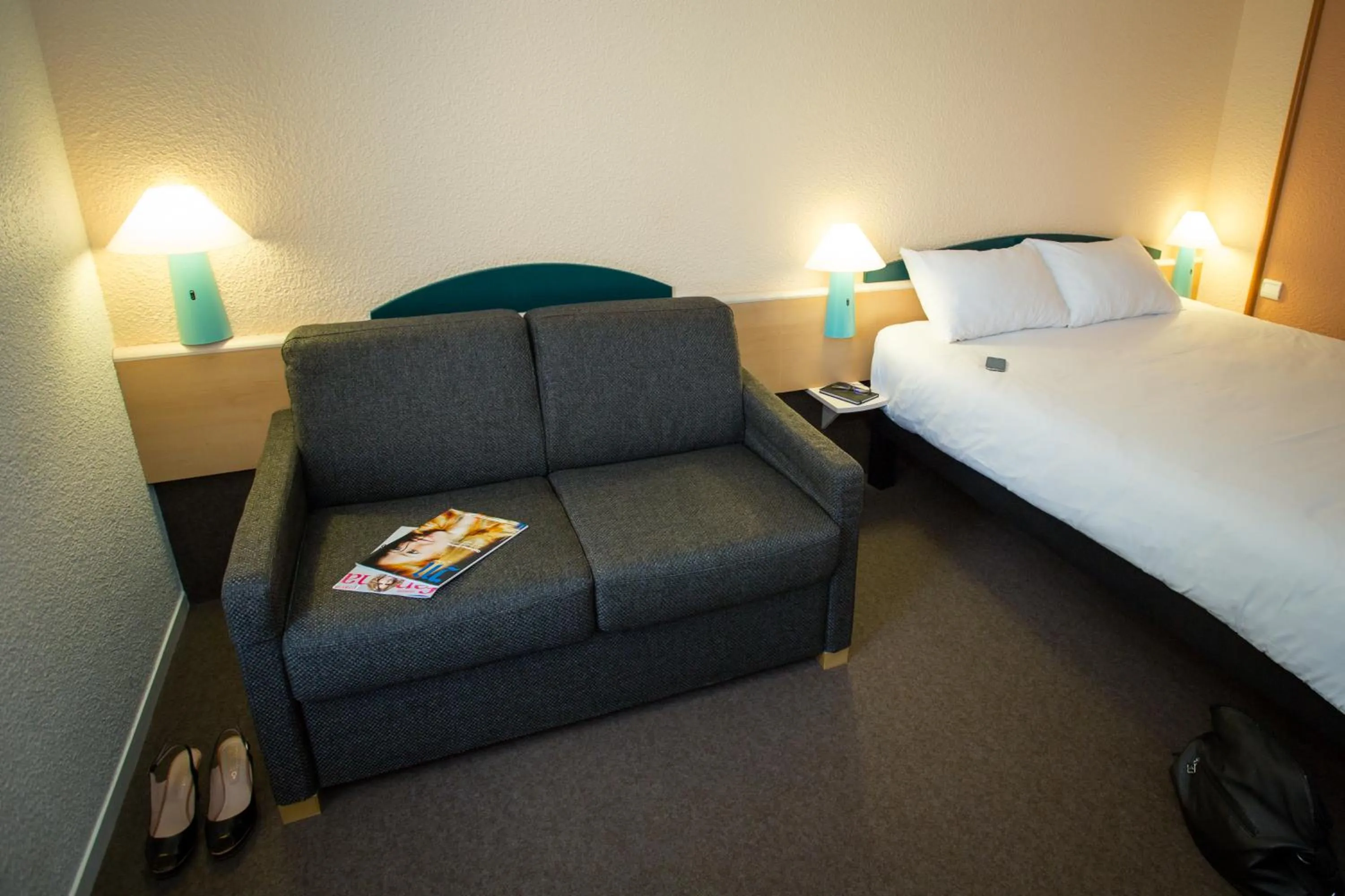 Bedroom, Bed in ibis Perpignan Nord Rivesaltes