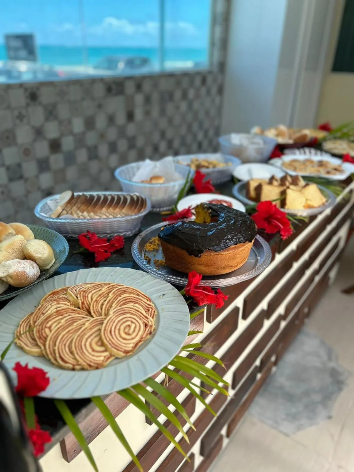 Breakfast in Pousada Ondas do Mar