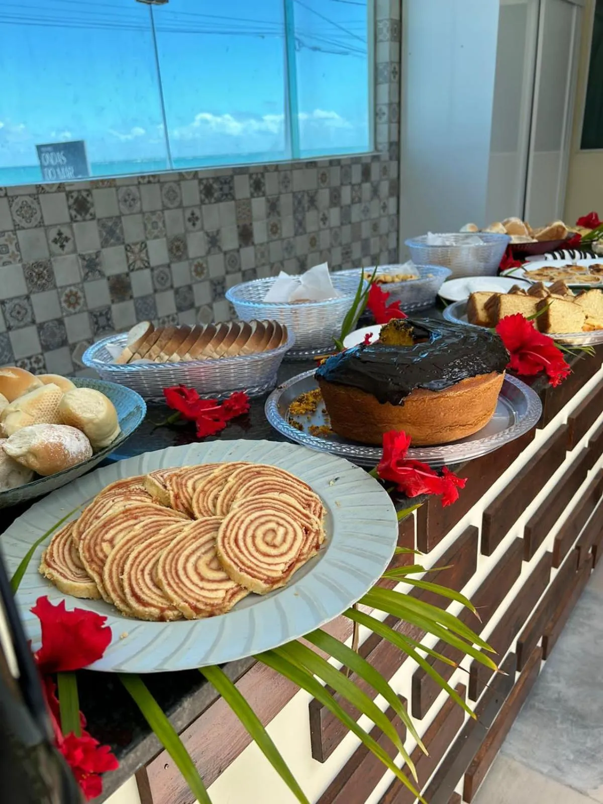 Breakfast in Pousada Ondas do Mar