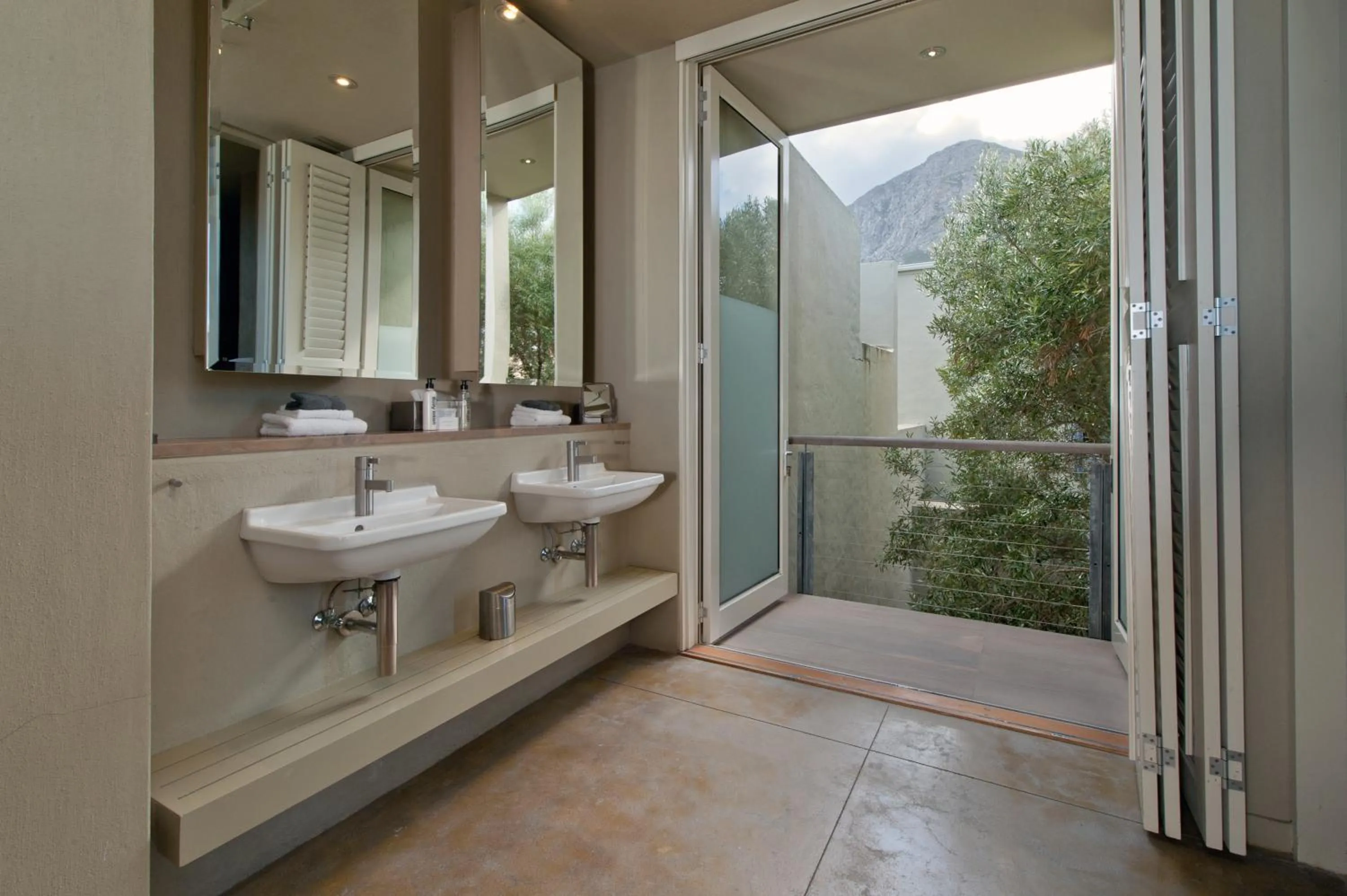 Patio in Mosselberg on Grotto Beach