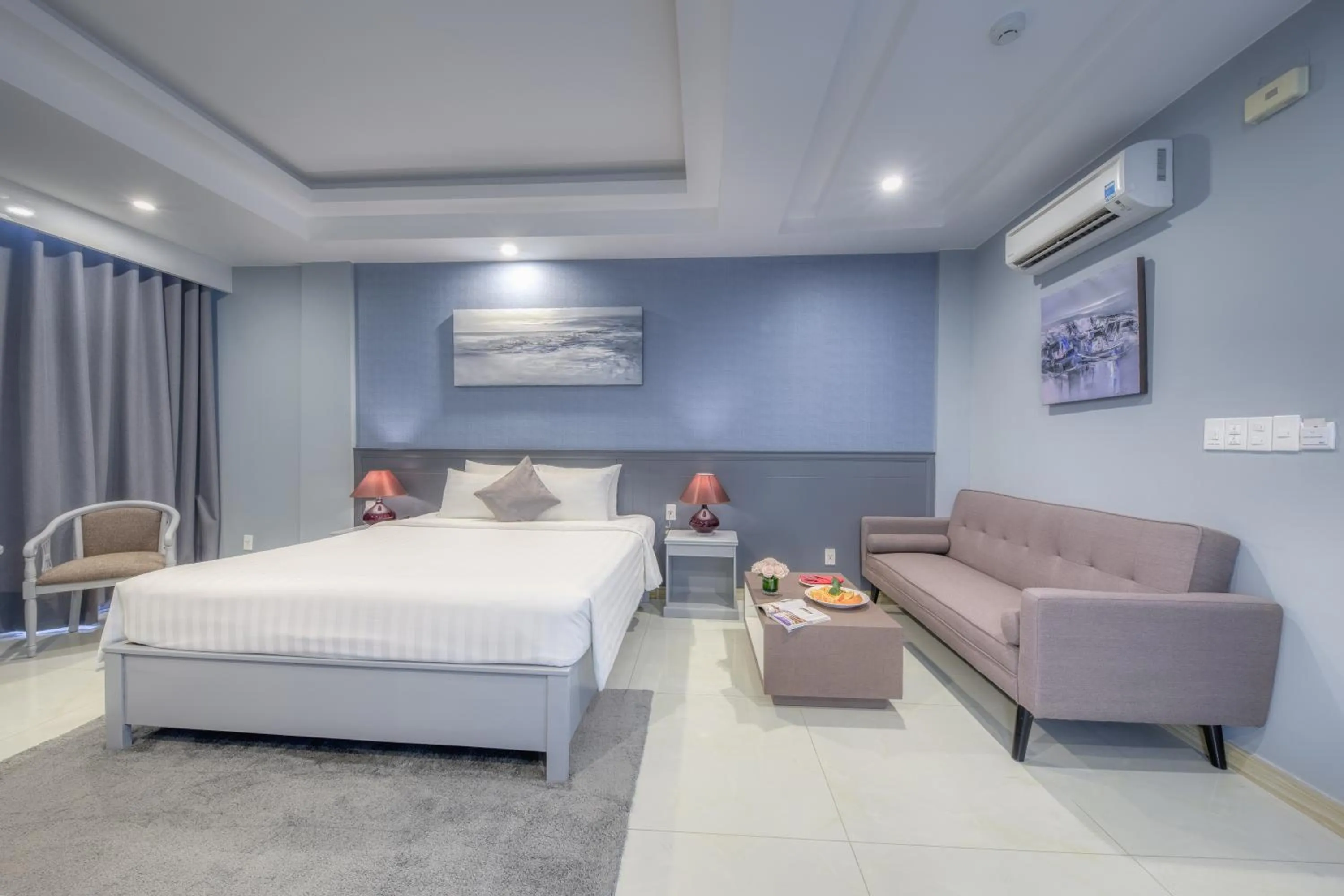 Living room, Bed in Ocean Pearl Hotel Phu Quoc
