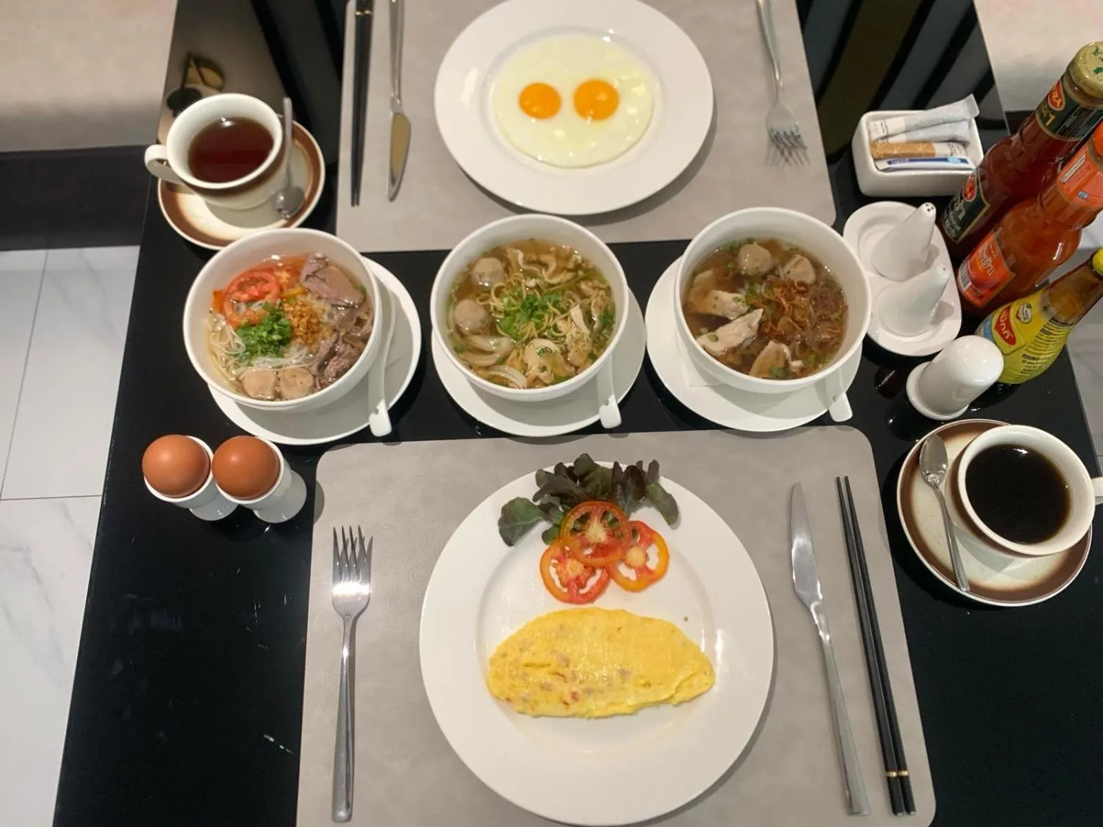 Breakfast in Mintra Hotel Vientiane