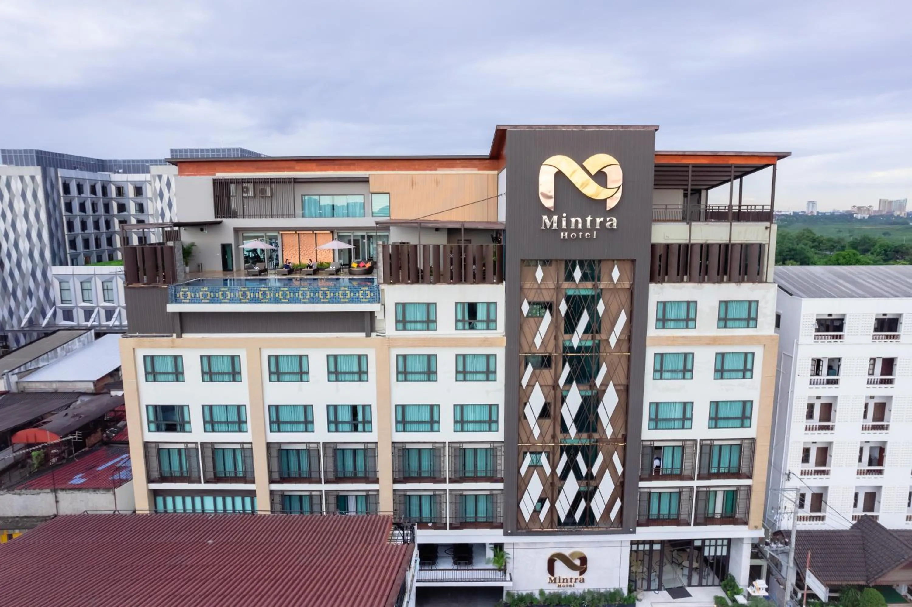 Property building in Mintra Hotel Vientiane