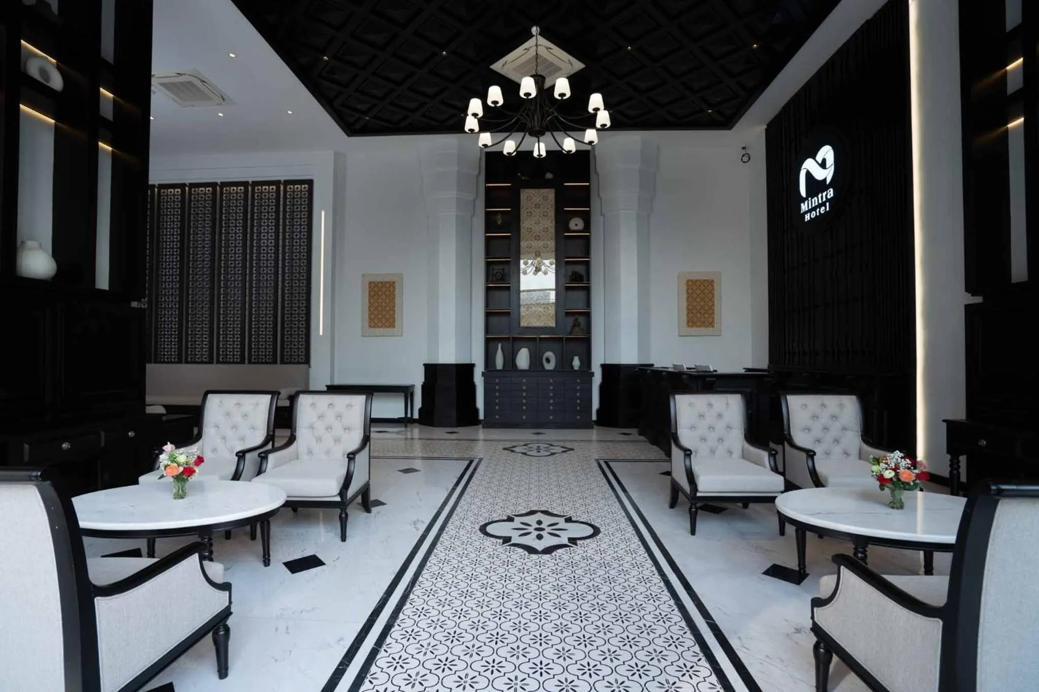 Seating area in Mintra Hotel Vientiane