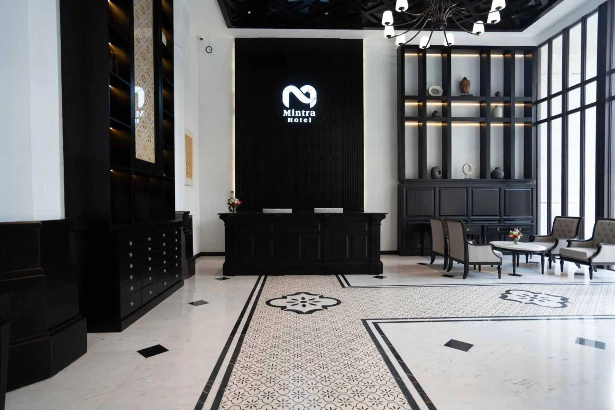 Lobby or reception in Mintra Hotel Vientiane