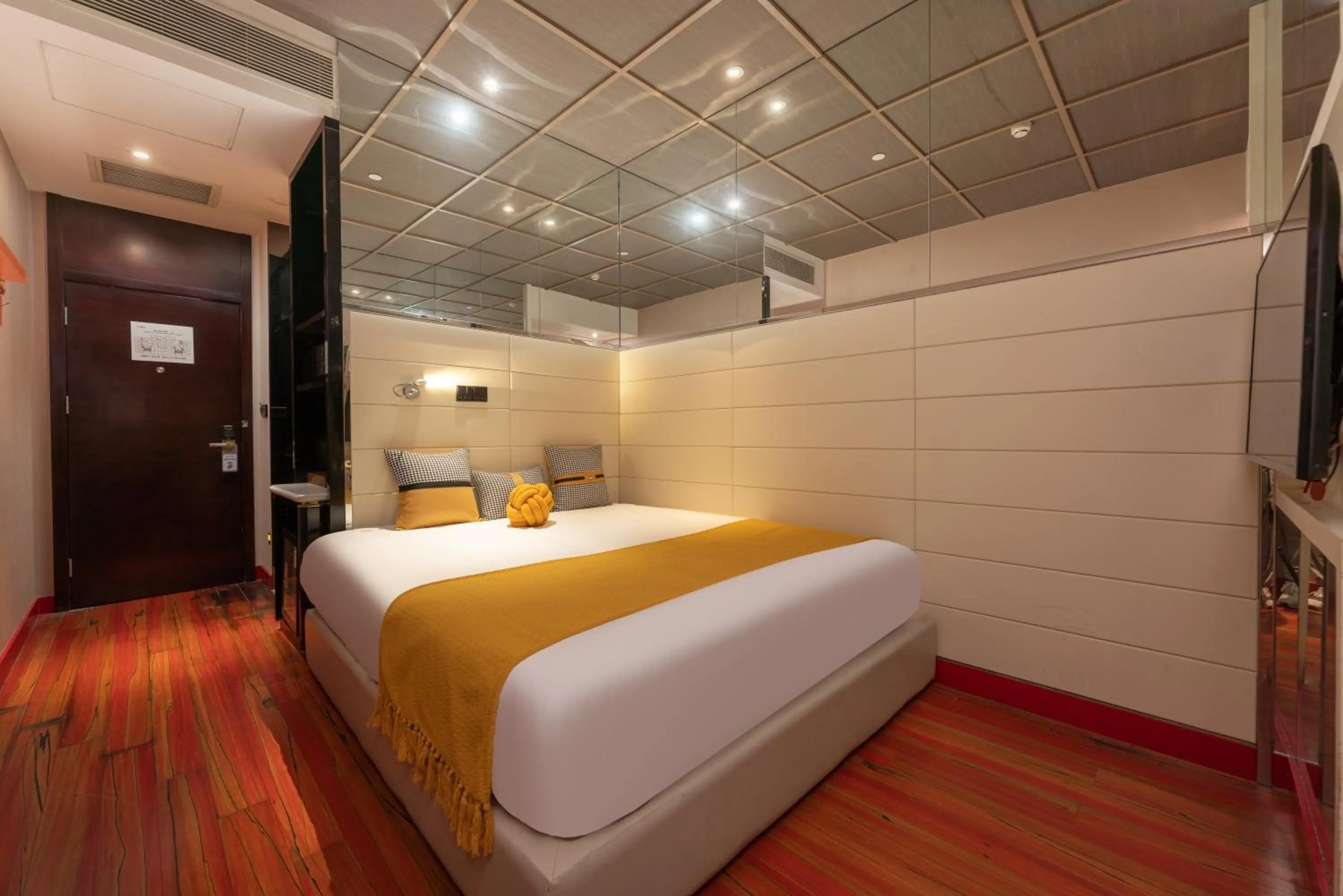 Bed in Beijing Dieshang Boutique Hotel