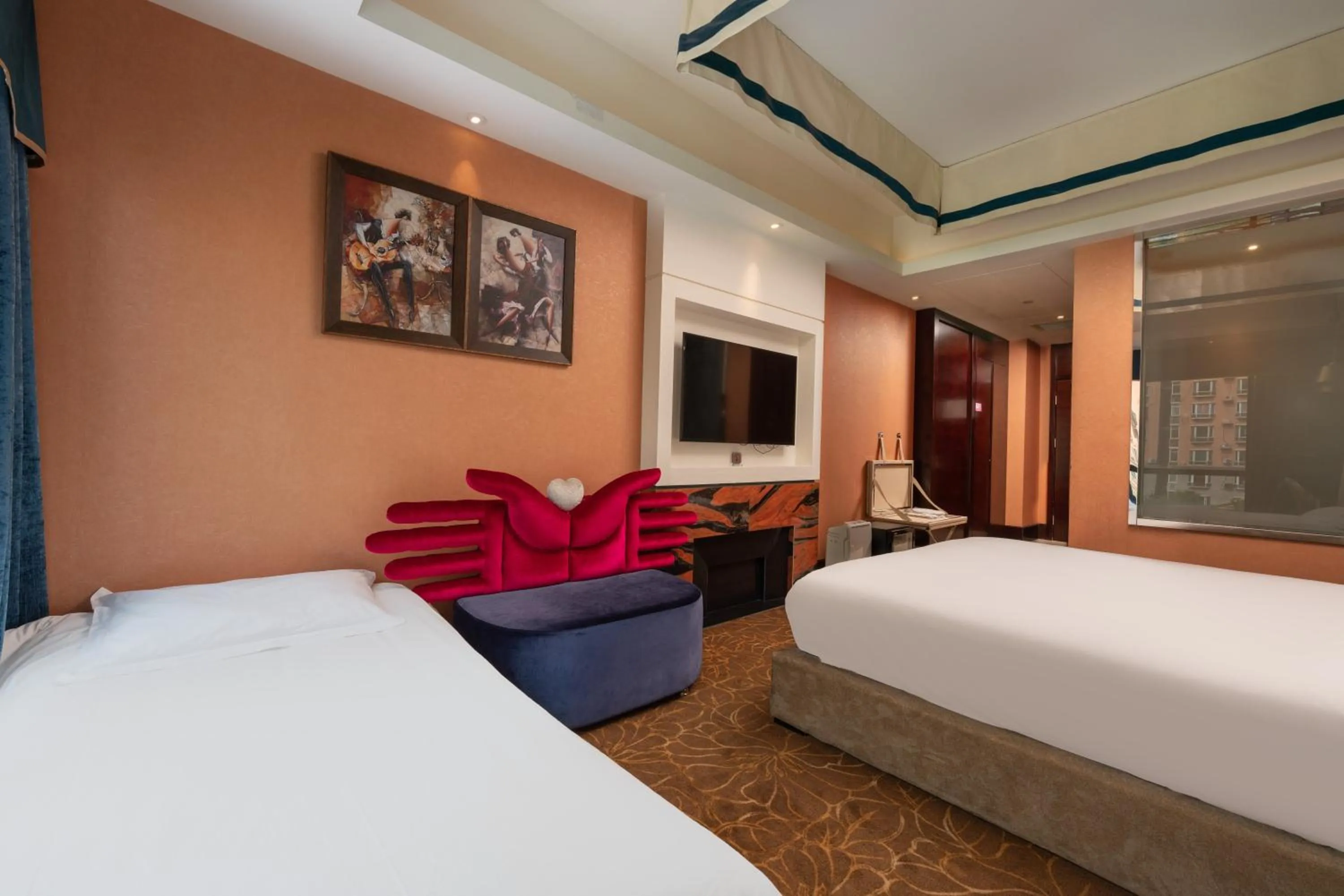 Bed in Beijing Dieshang Boutique Hotel