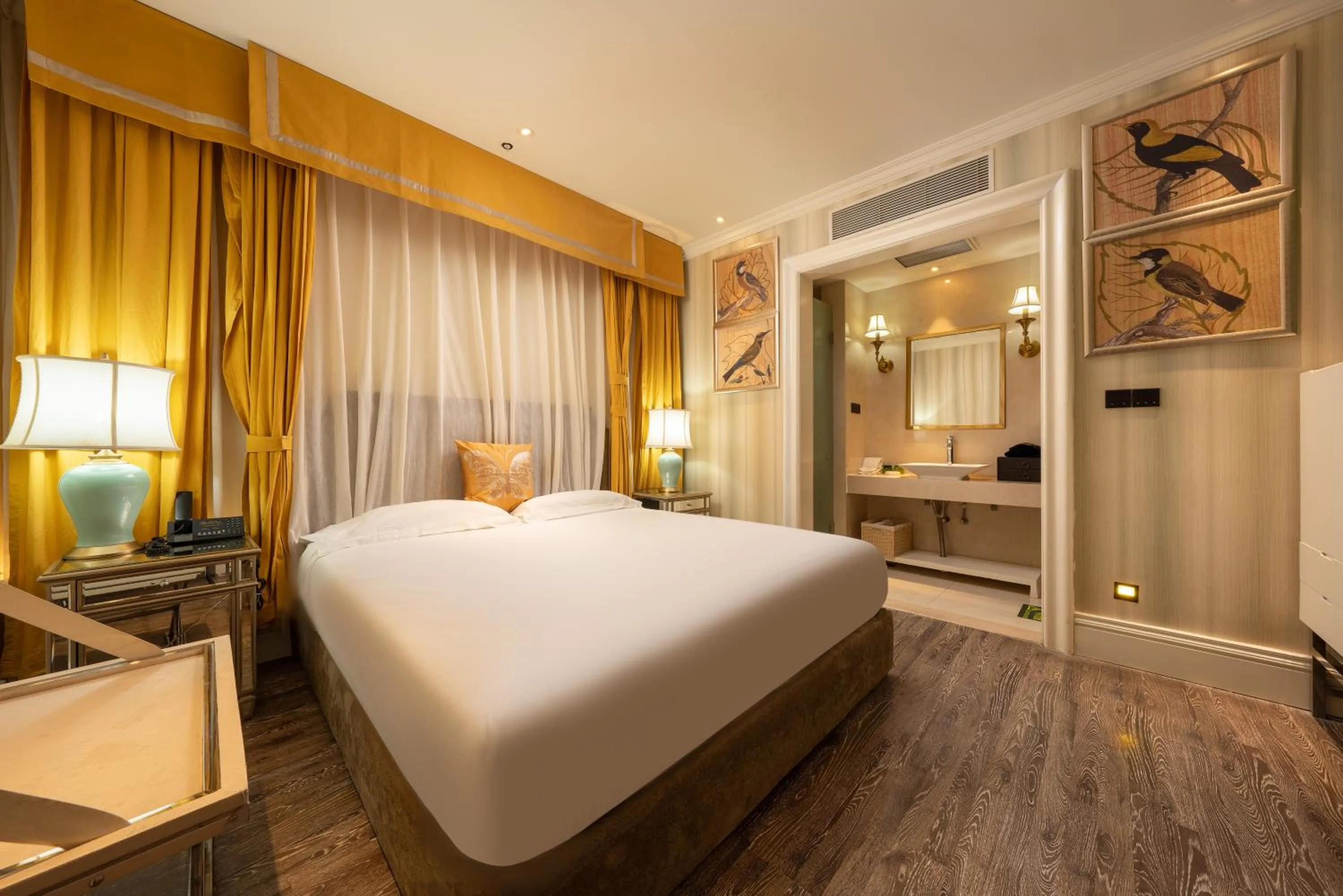 Bed in Beijing Dieshang Boutique Hotel