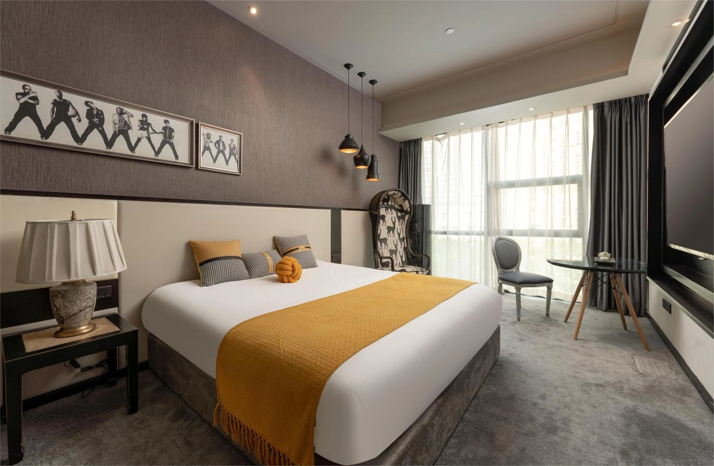 Bed in Beijing Dieshang Boutique Hotel