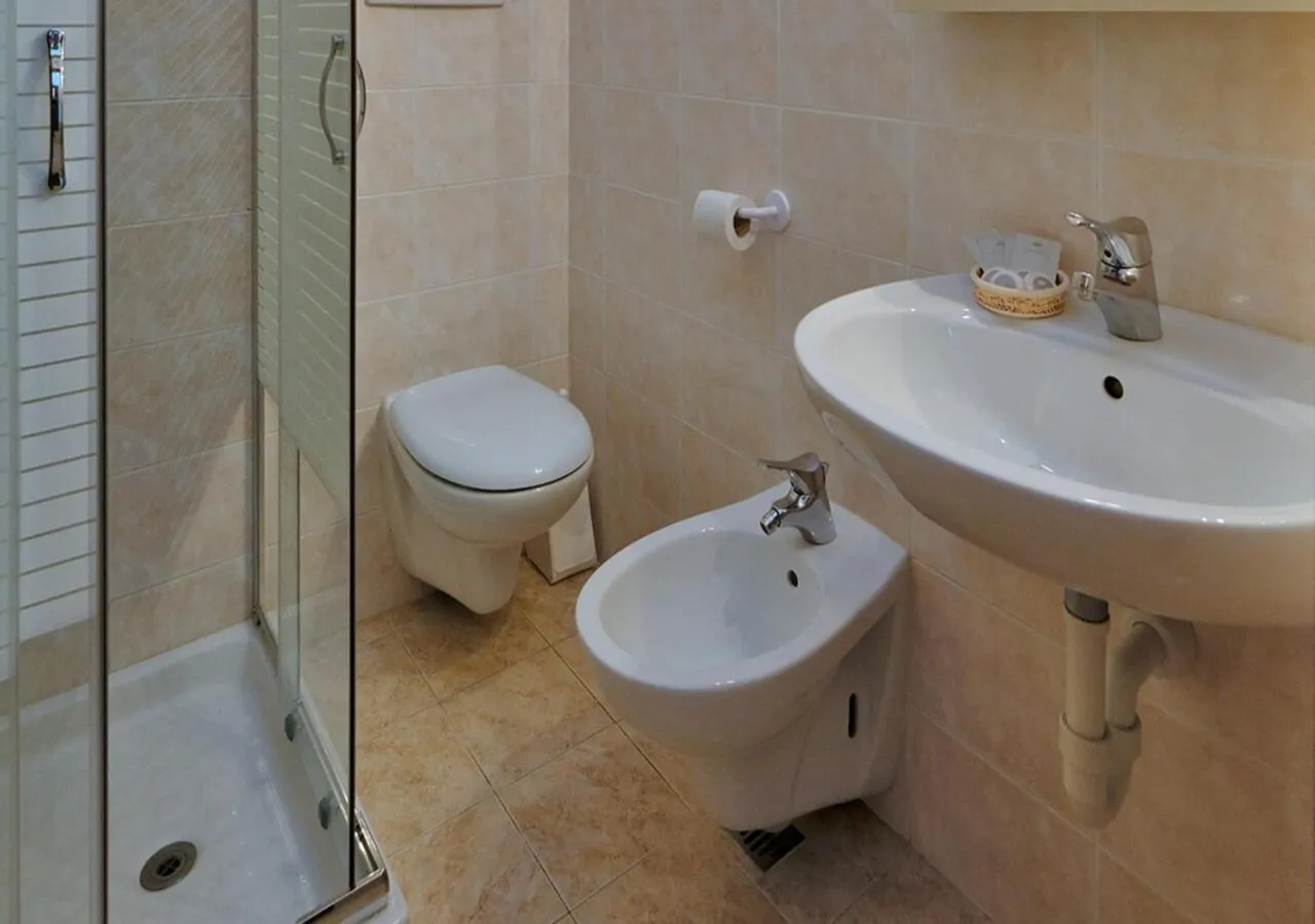 Bathroom in Locanda Al Santuario