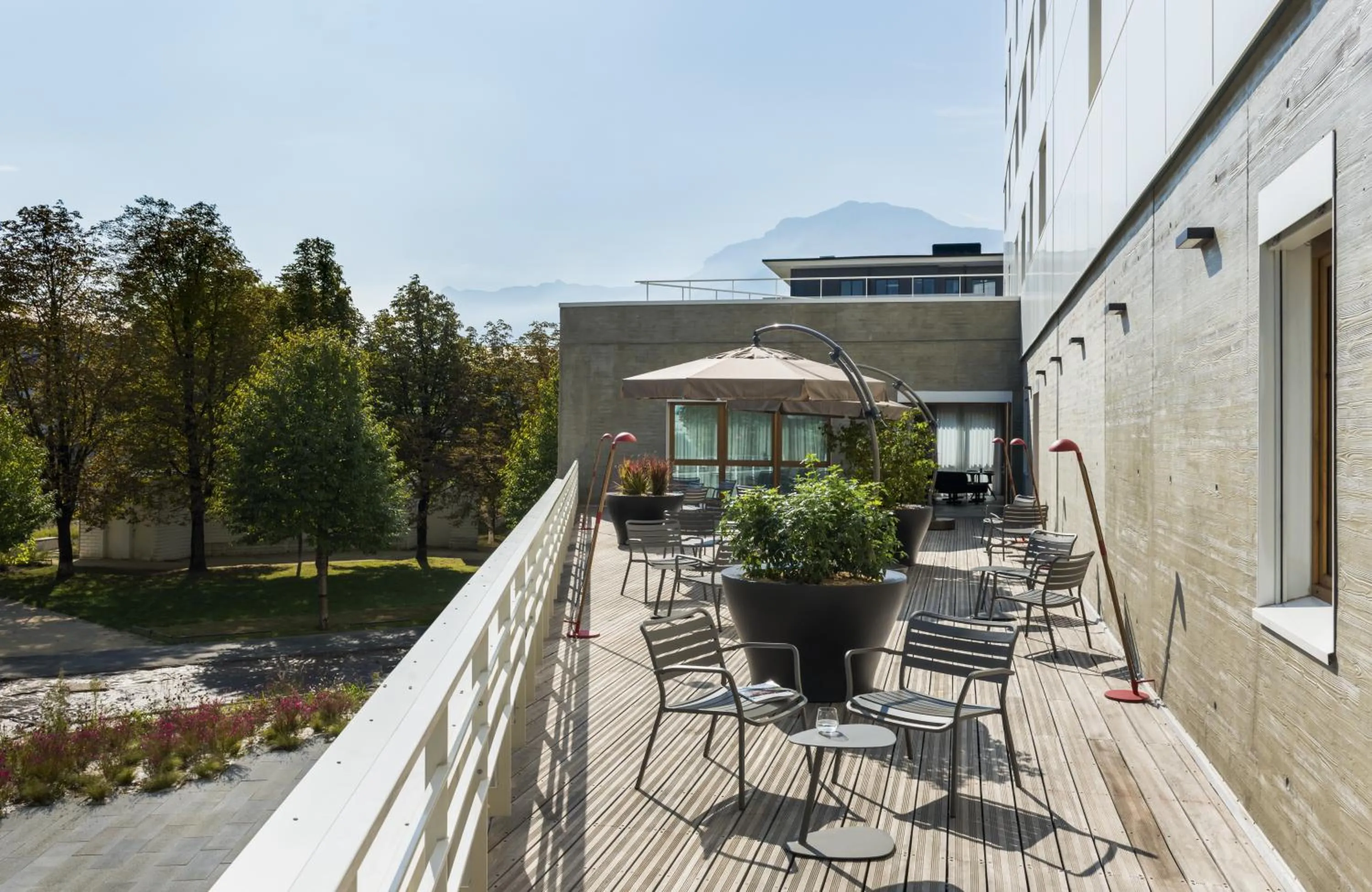 Balcony/Terrace in OKKO Hotels Grenoble Centre
