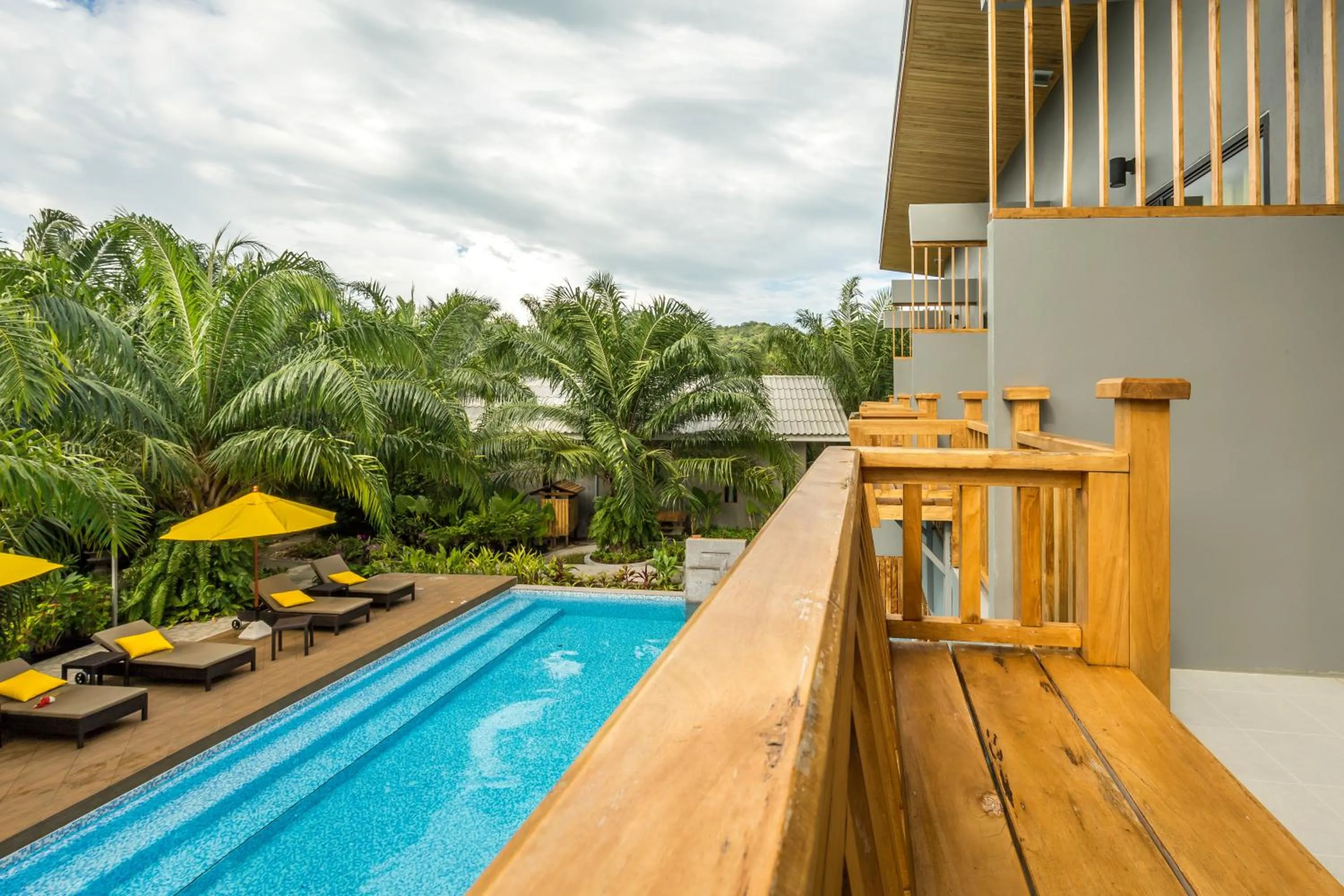 Balcony/Terrace in Le Pes Villas