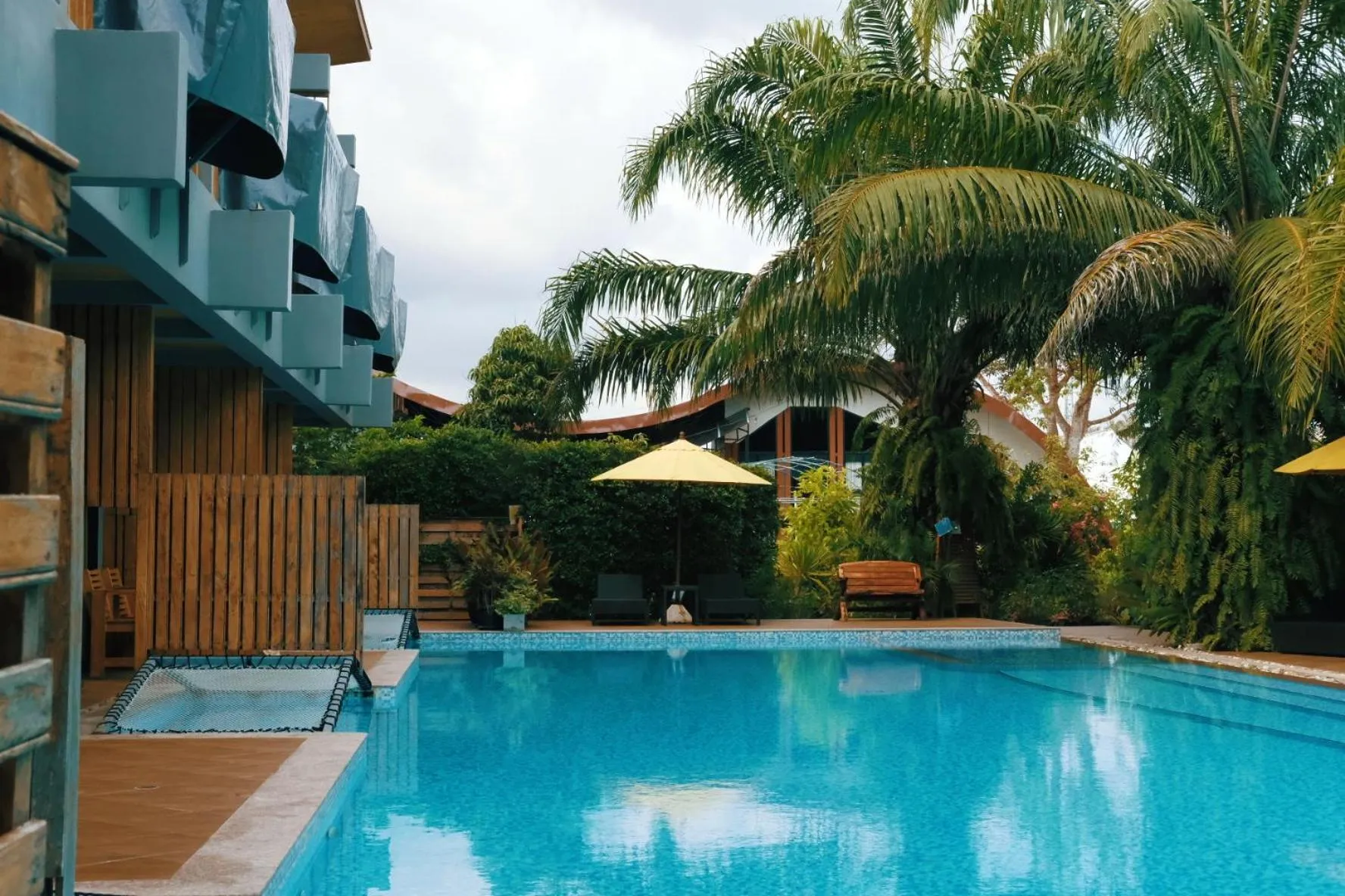 Swimming pool in Le Pes Villas