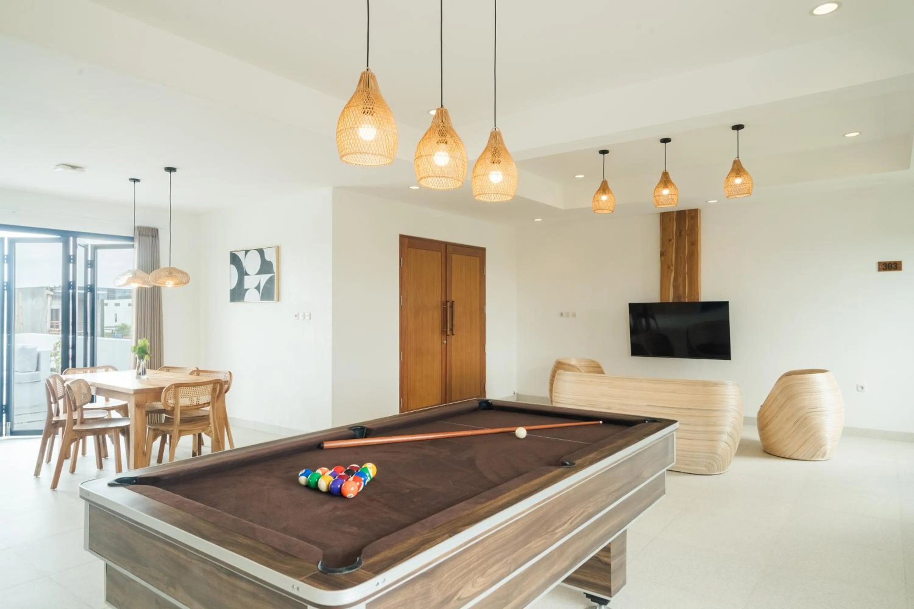 Living room in The Simore