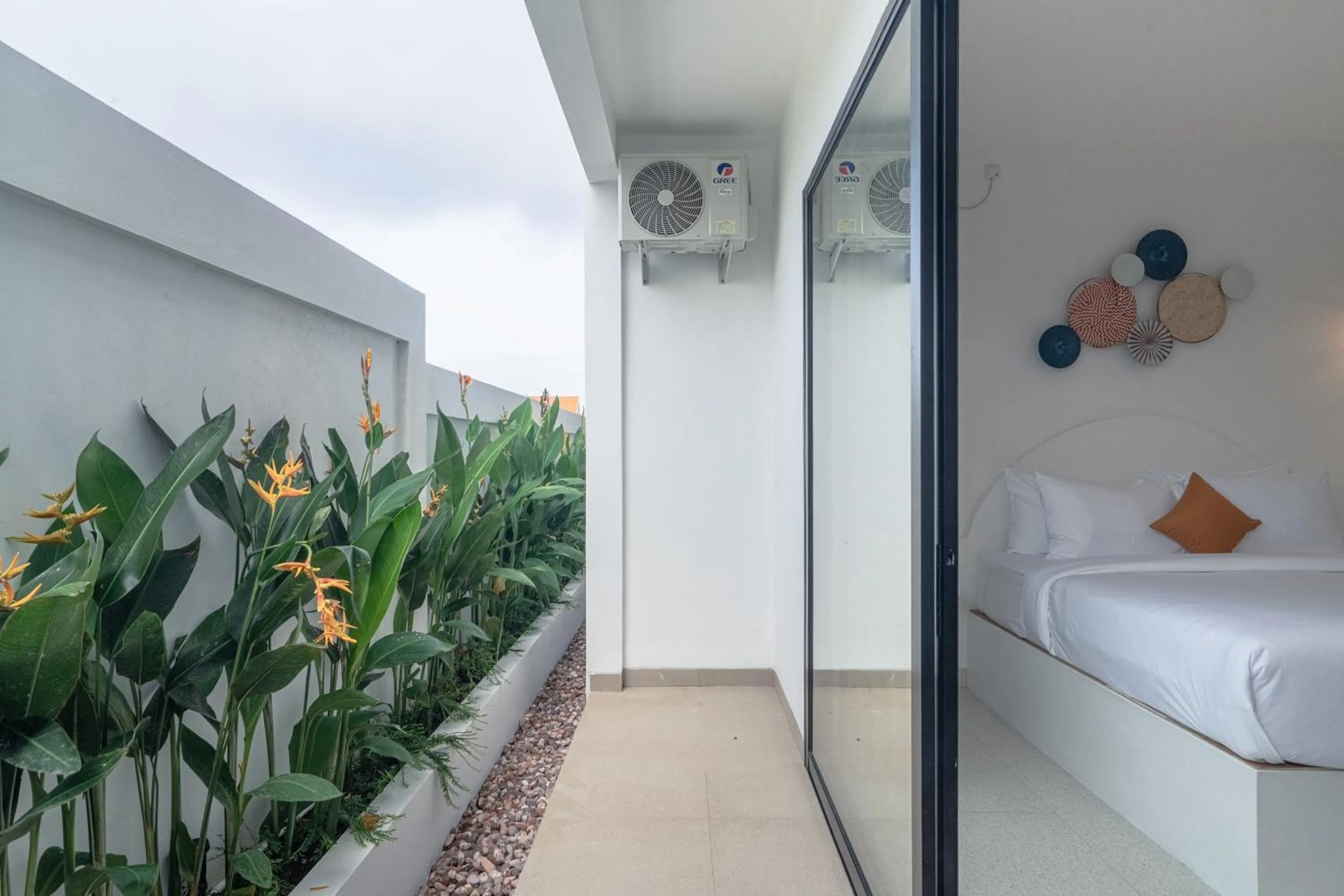 Balcony/Terrace, Bed in The Simore