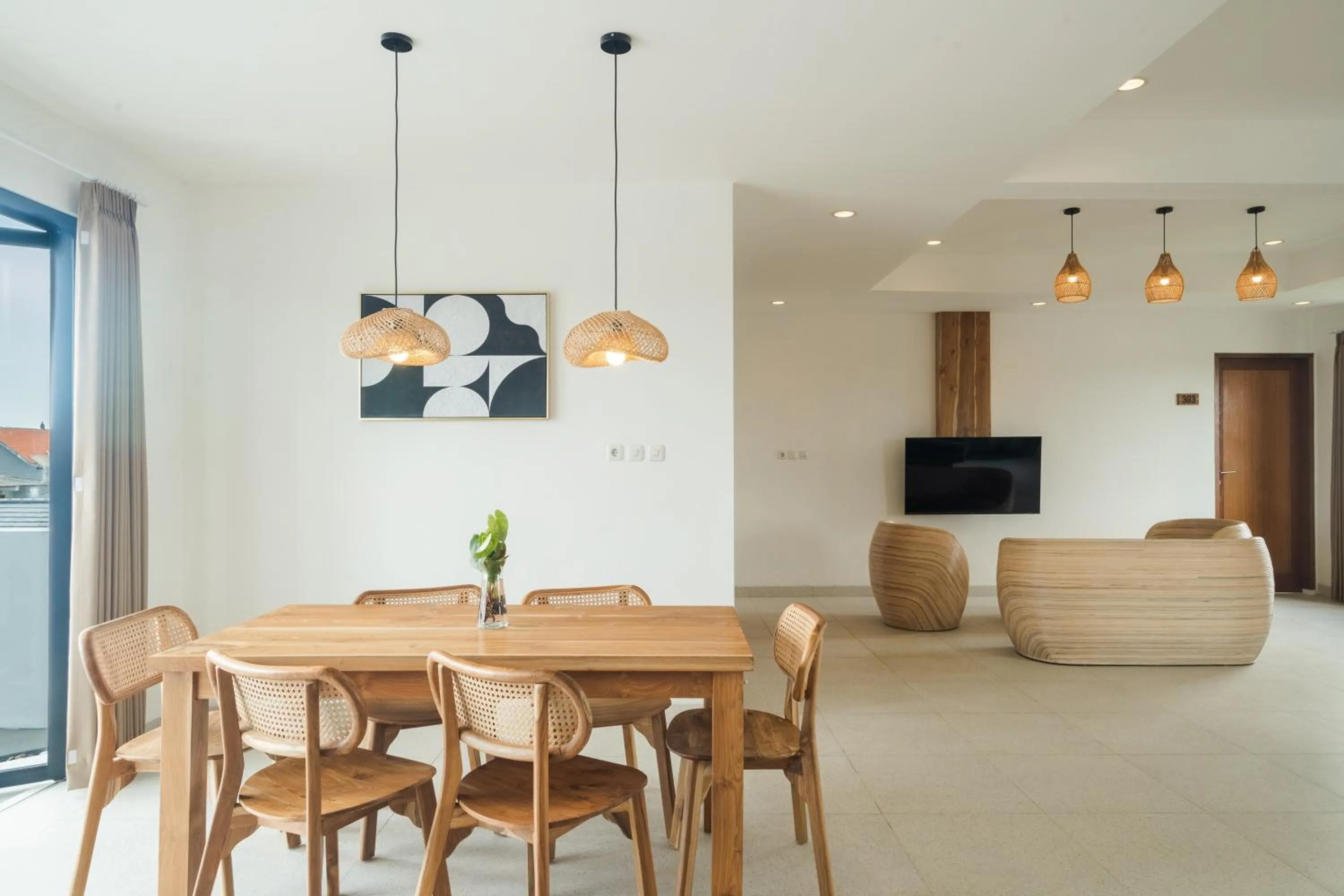 Living room in The Simore