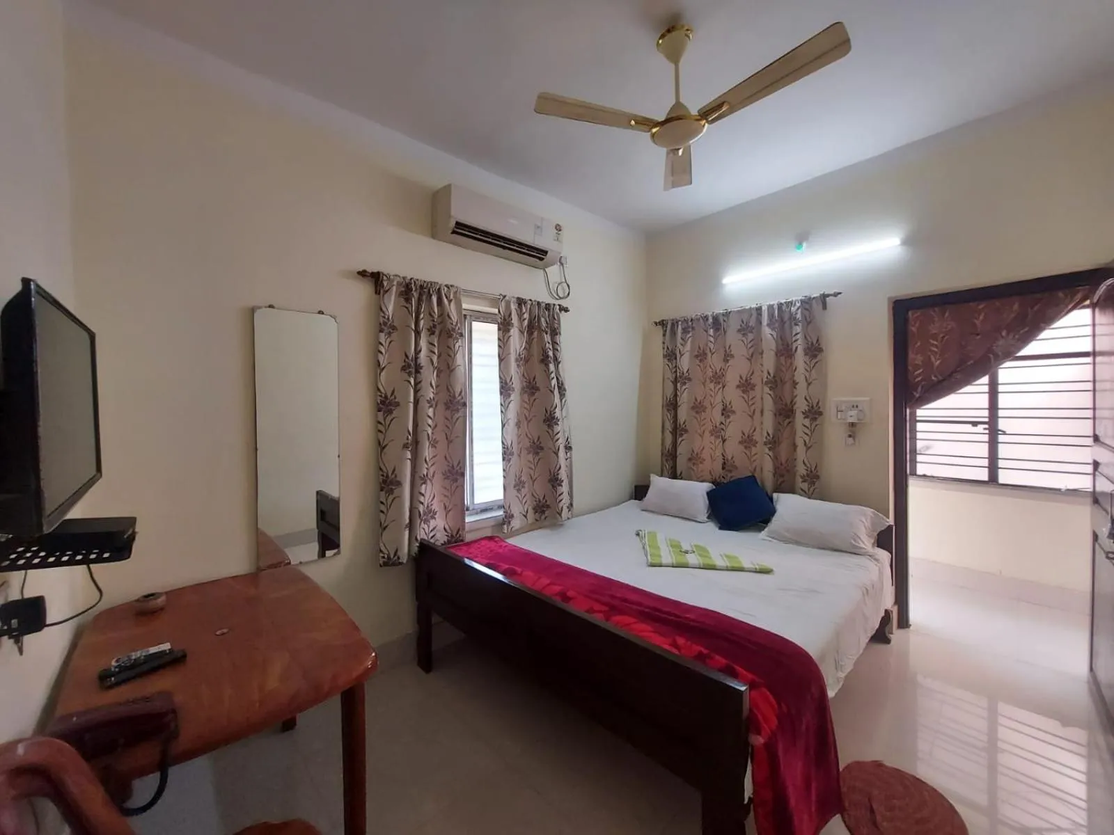 Bed in Rajlaxmi Resort - Pure Veg