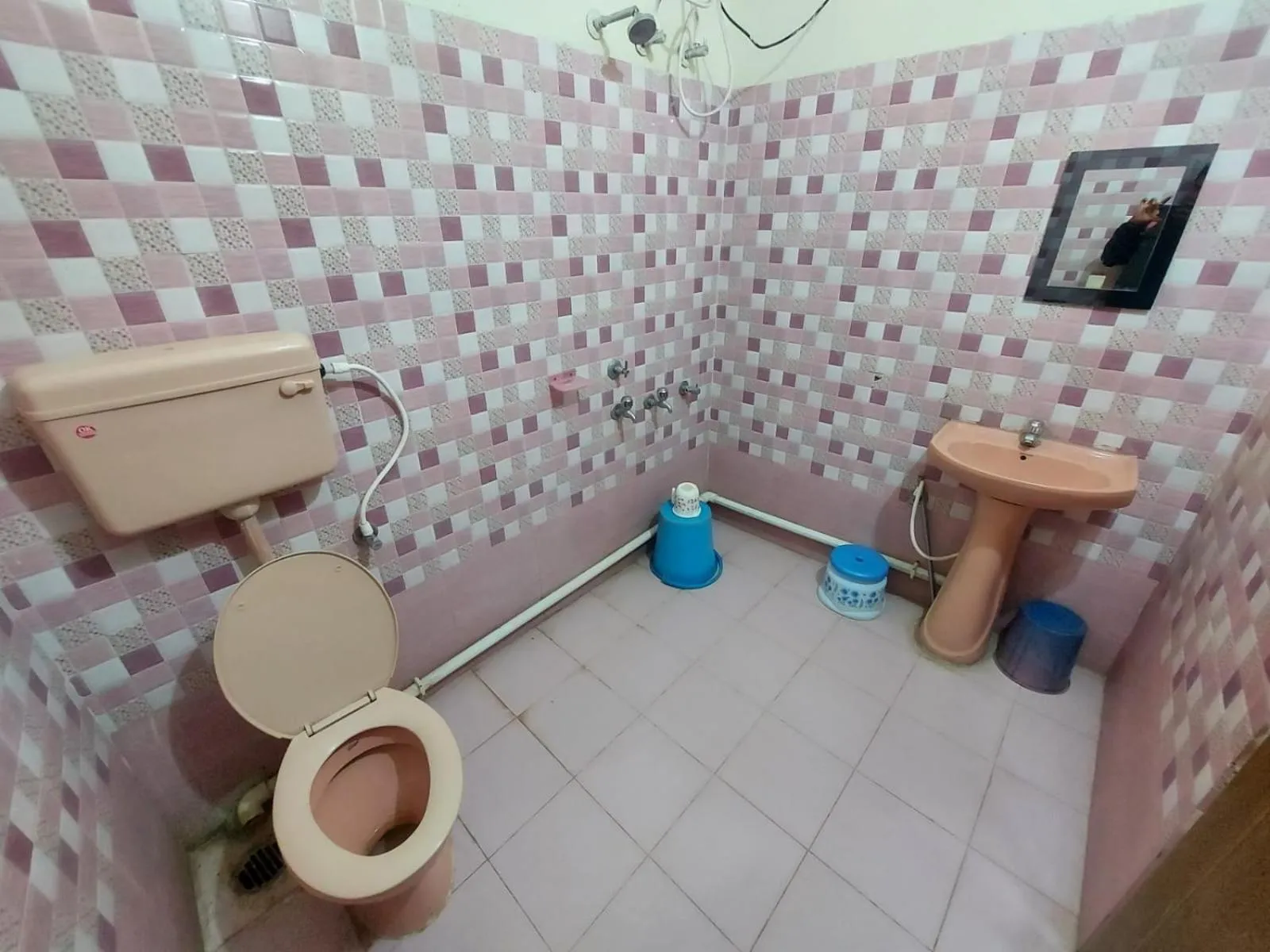 Bathroom in Rajlaxmi Resort - Pure Veg