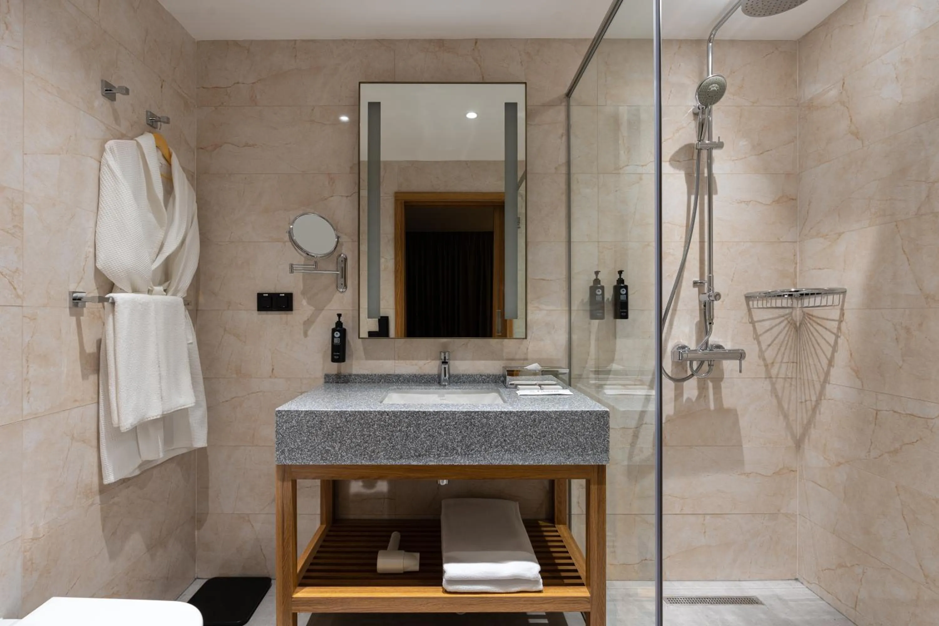 Shower in Ramada Encore by Wyndham Tashkent