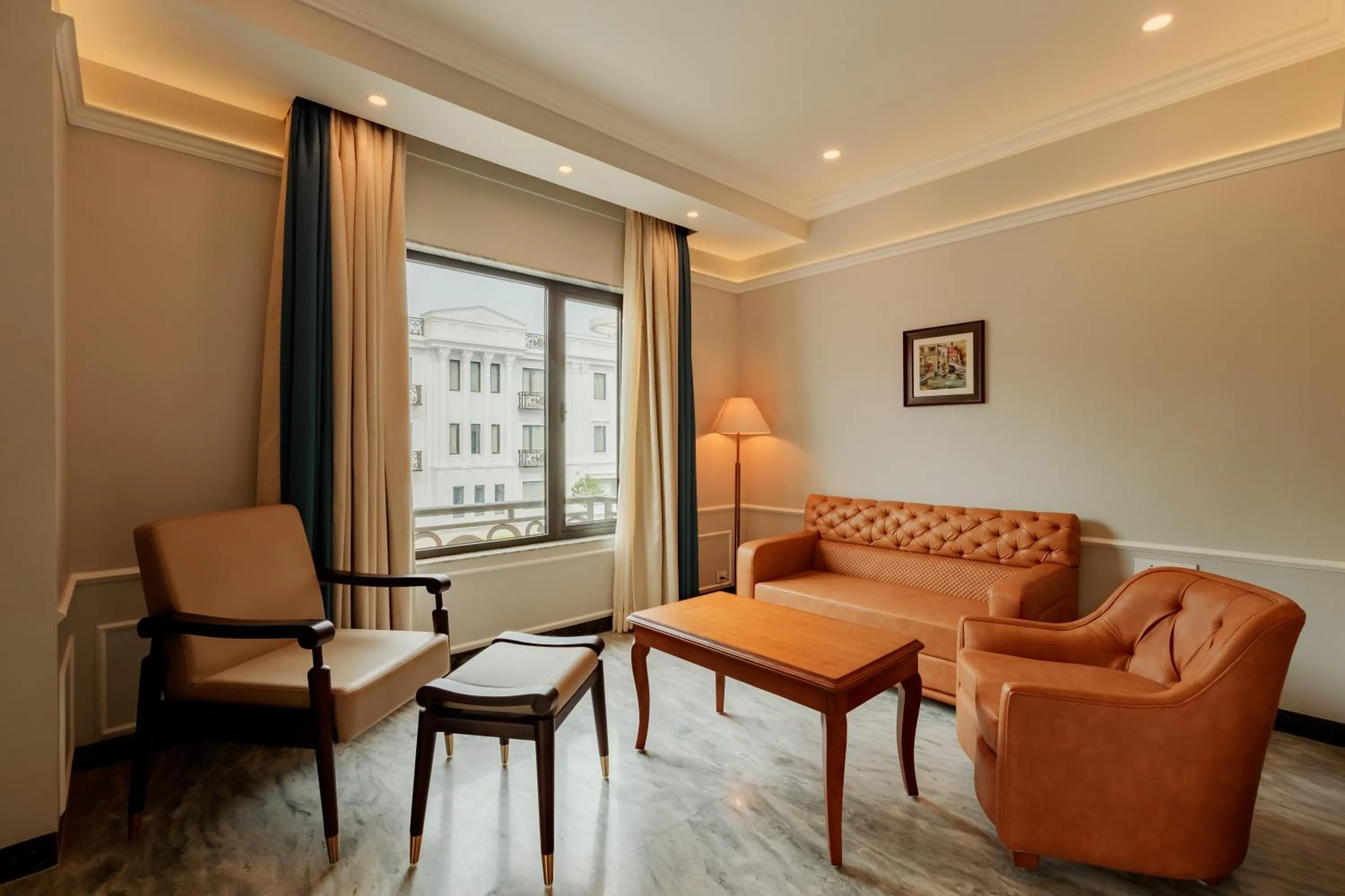 Seating area in Ramada by Wyndham Goa Vagator