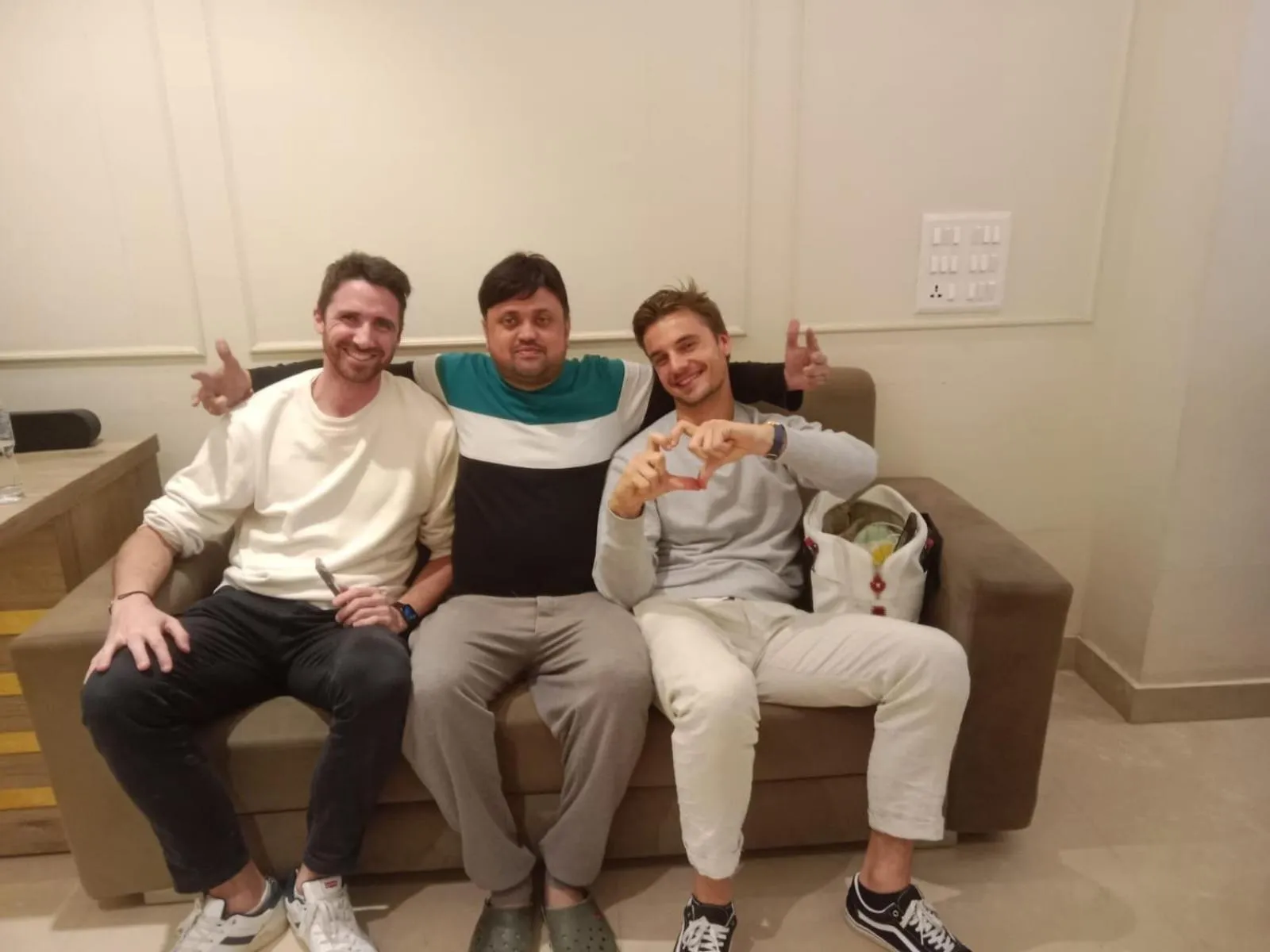 group of guests in HOTEL SHYAM PALACE INDIA AGRA