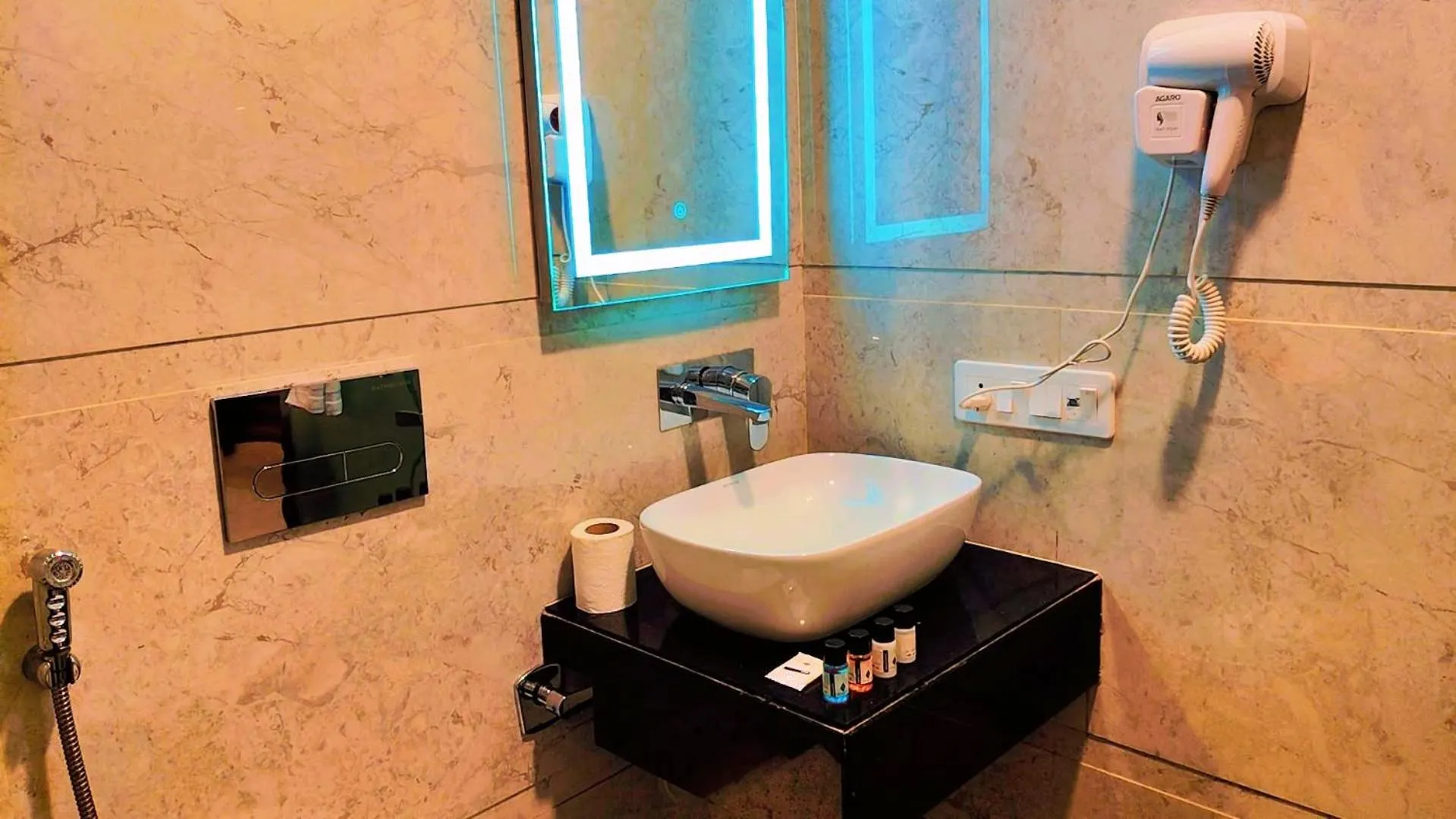 Bathroom in HOTEL SHYAM PALACE INDIA AGRA