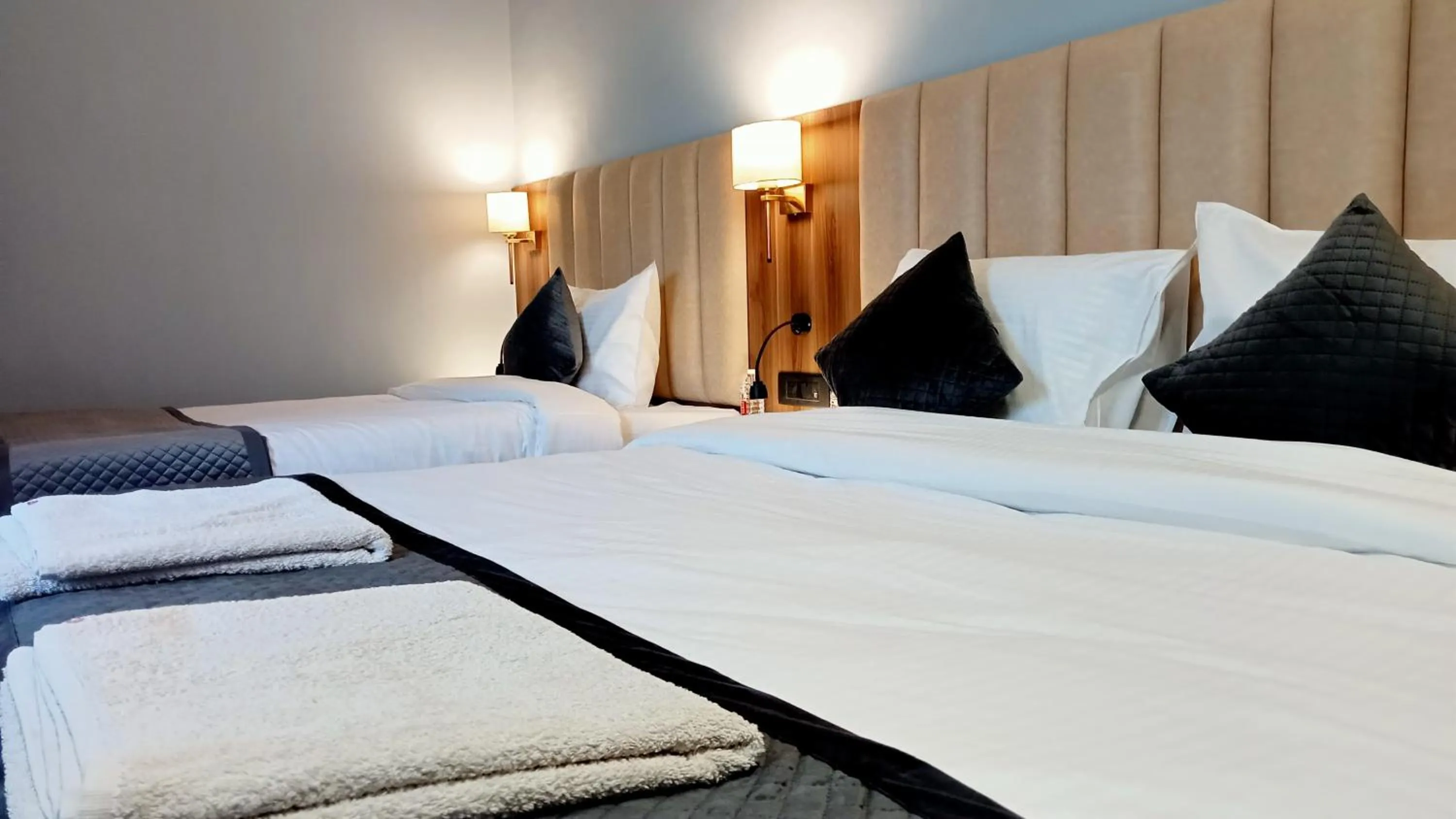 Bedroom, Bed in HOTEL SHYAM PALACE INDIA AGRA