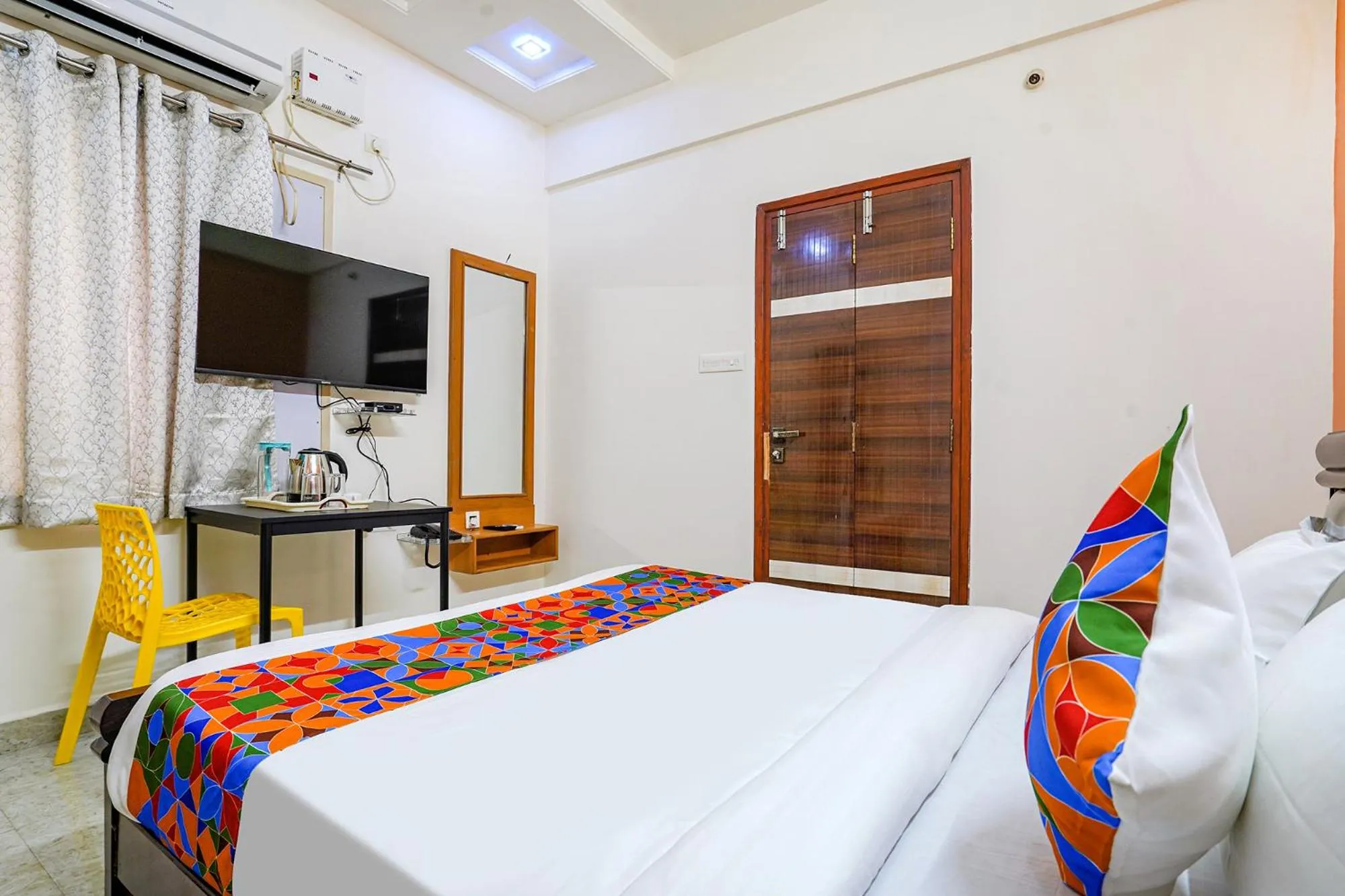 Bed in FabHotel Q Suites - Nr Kavuri Hills, Madhapur