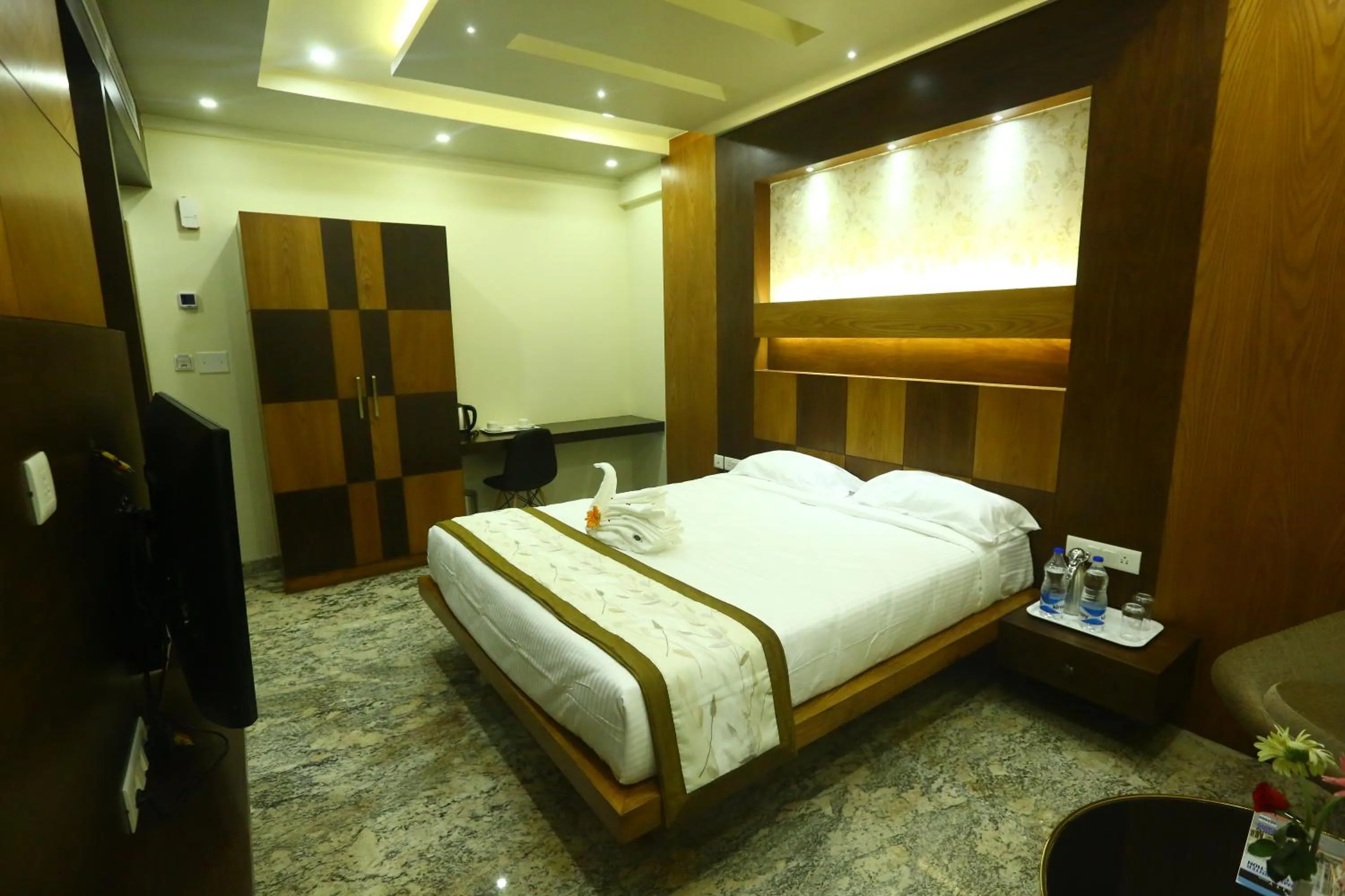 Bed in Hotel White Rock