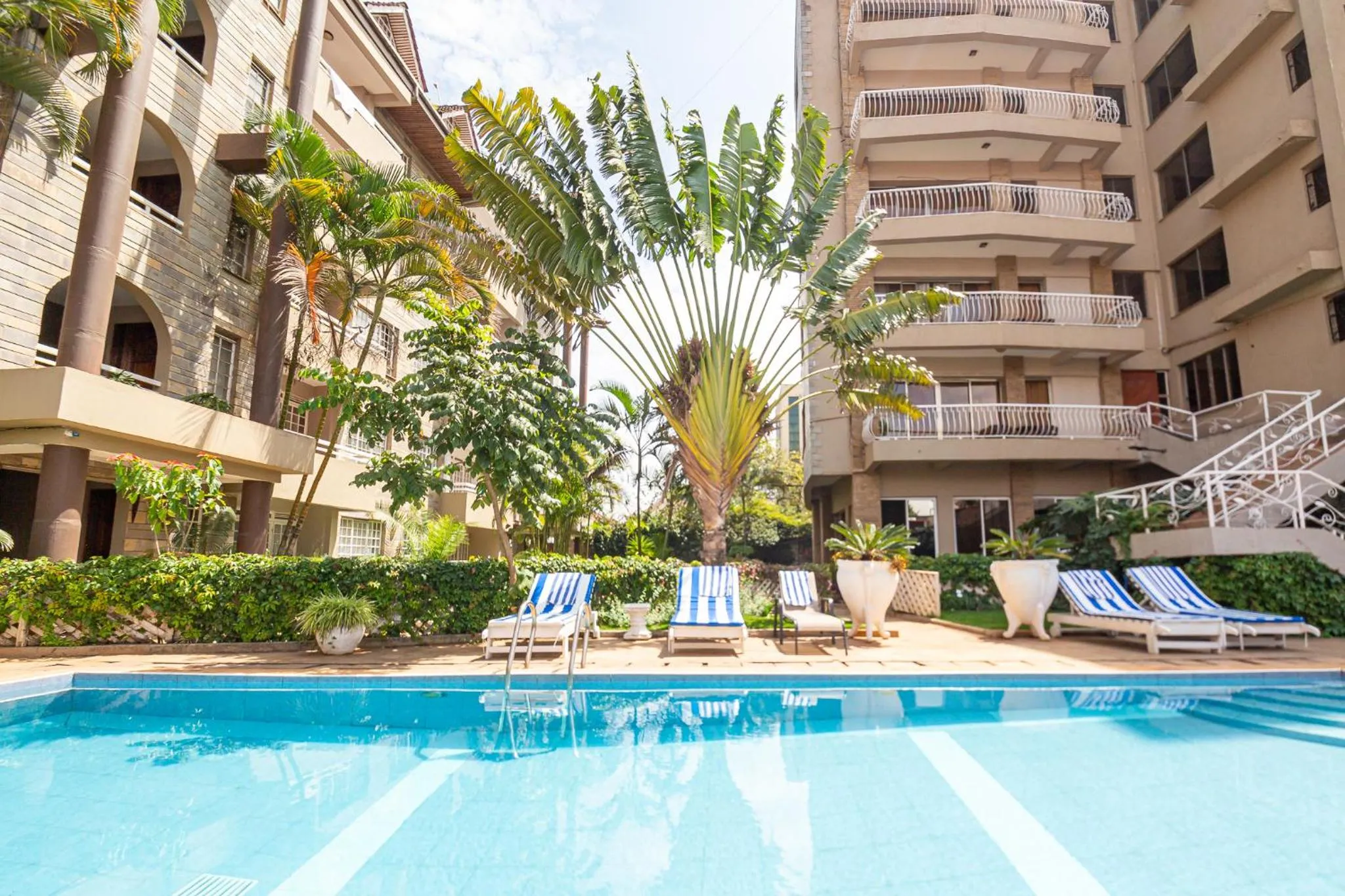 Property building in Eldon Apartments & Suites