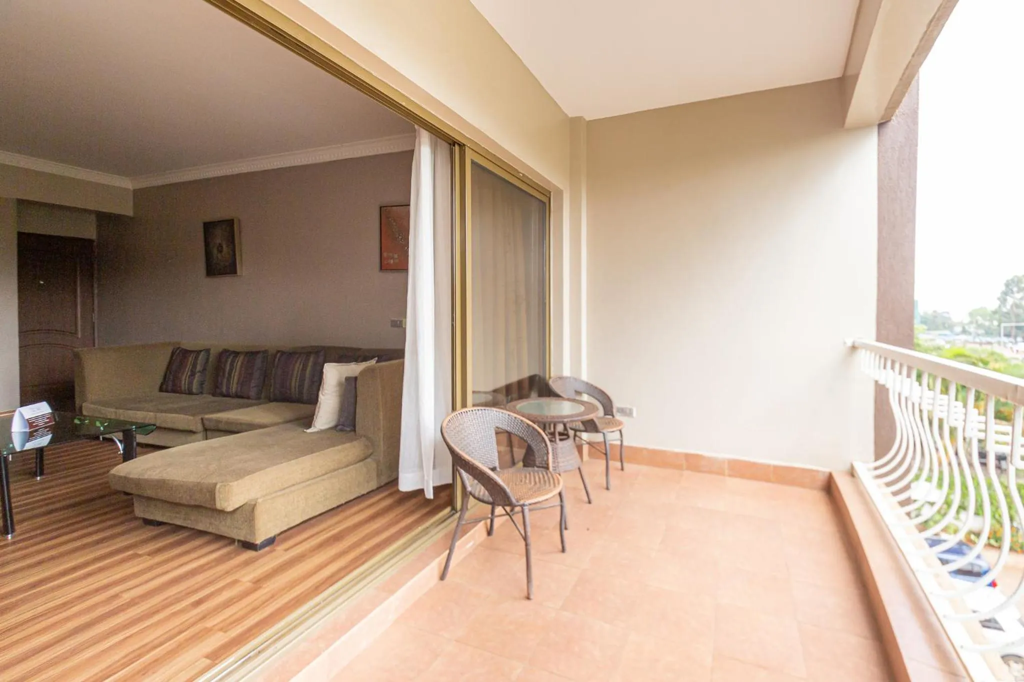 Patio in Eldon Apartments & Suites