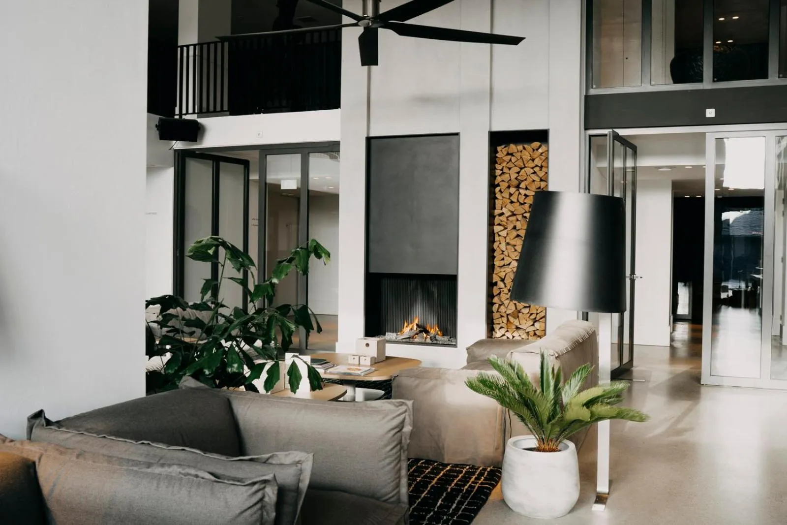 Lobby or reception in Strandhotel