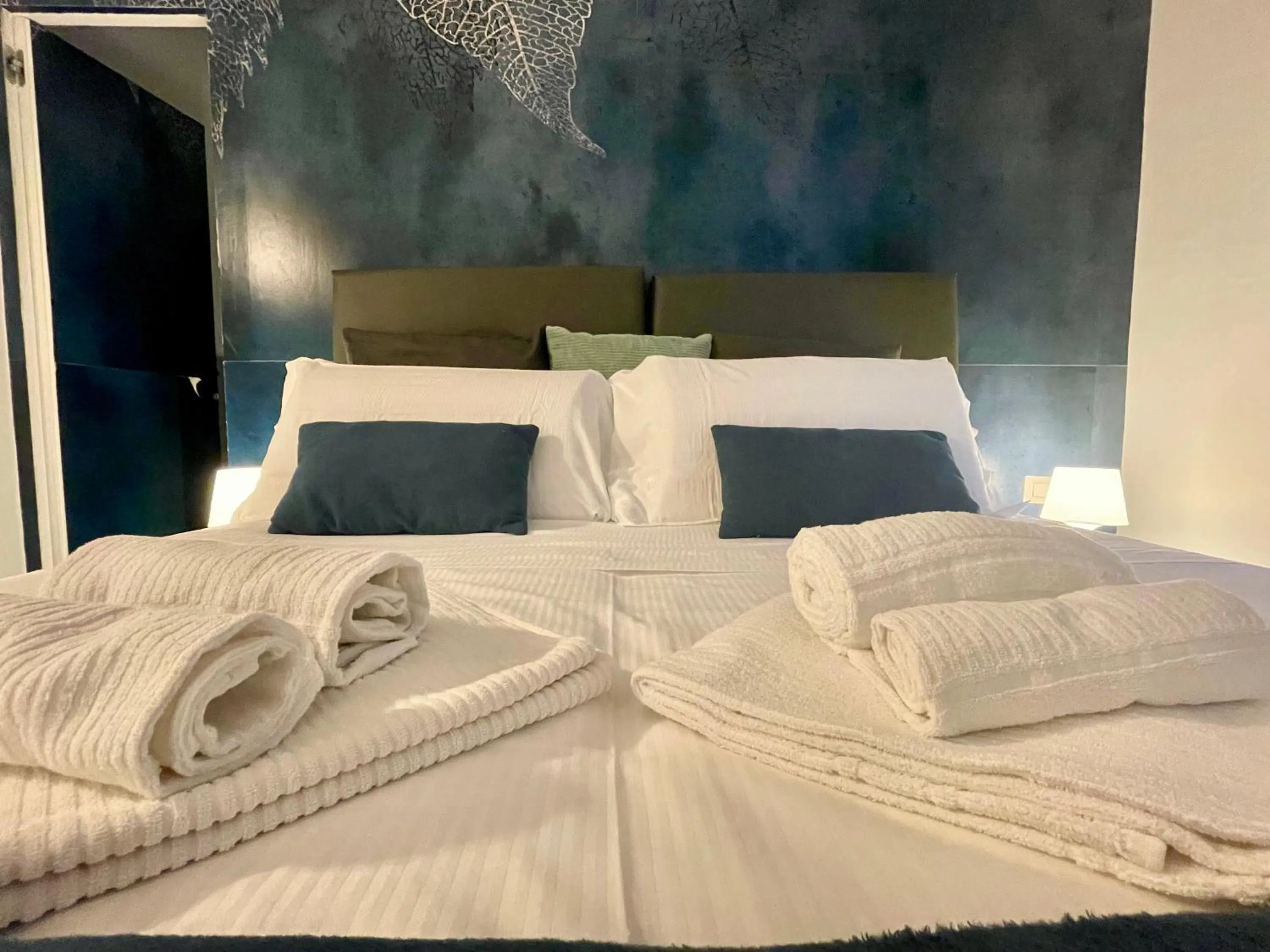 Bed in Happy Family Apartments Sauli