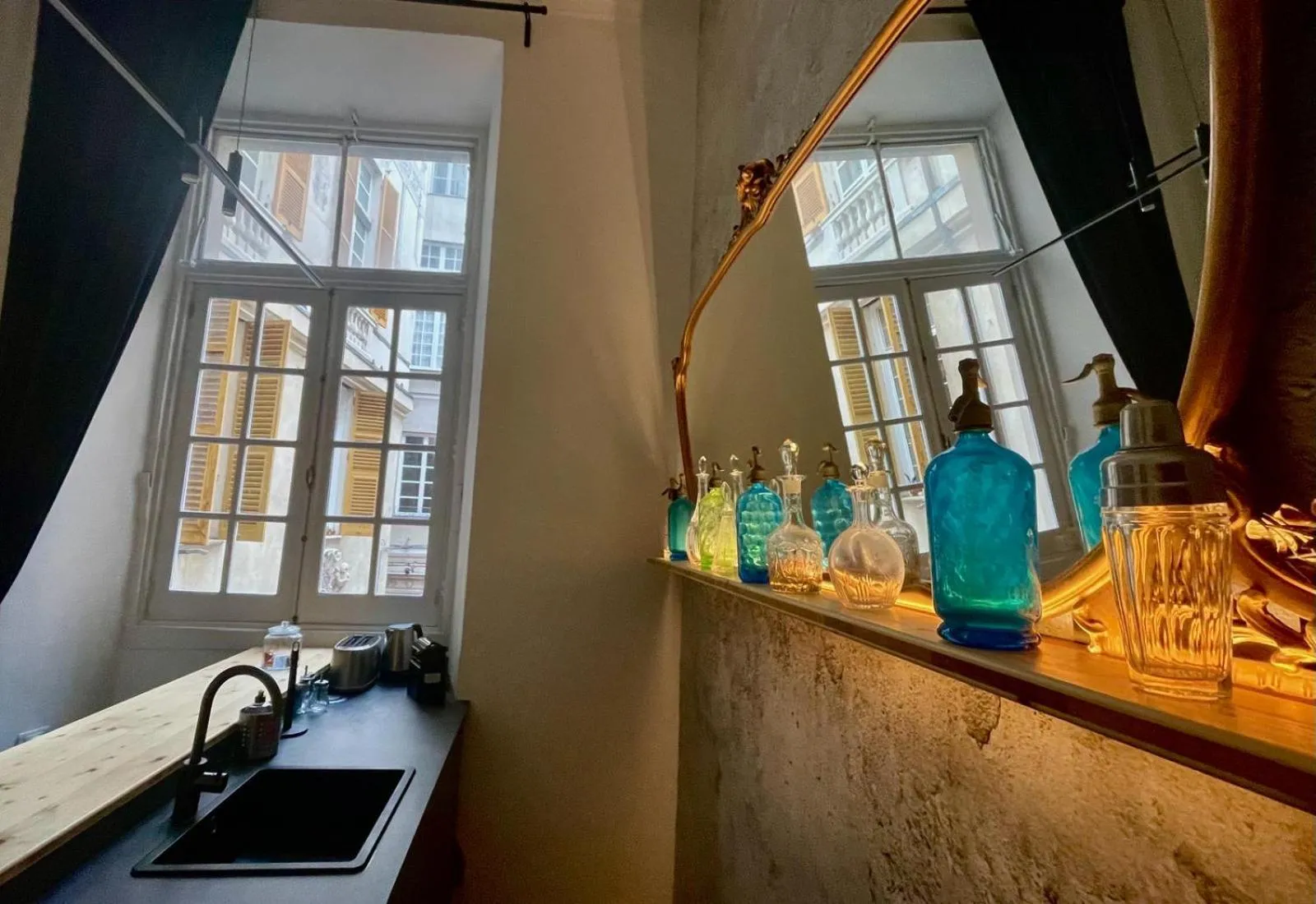 Kitchen or kitchenette in Happy Family Apartments Sauli