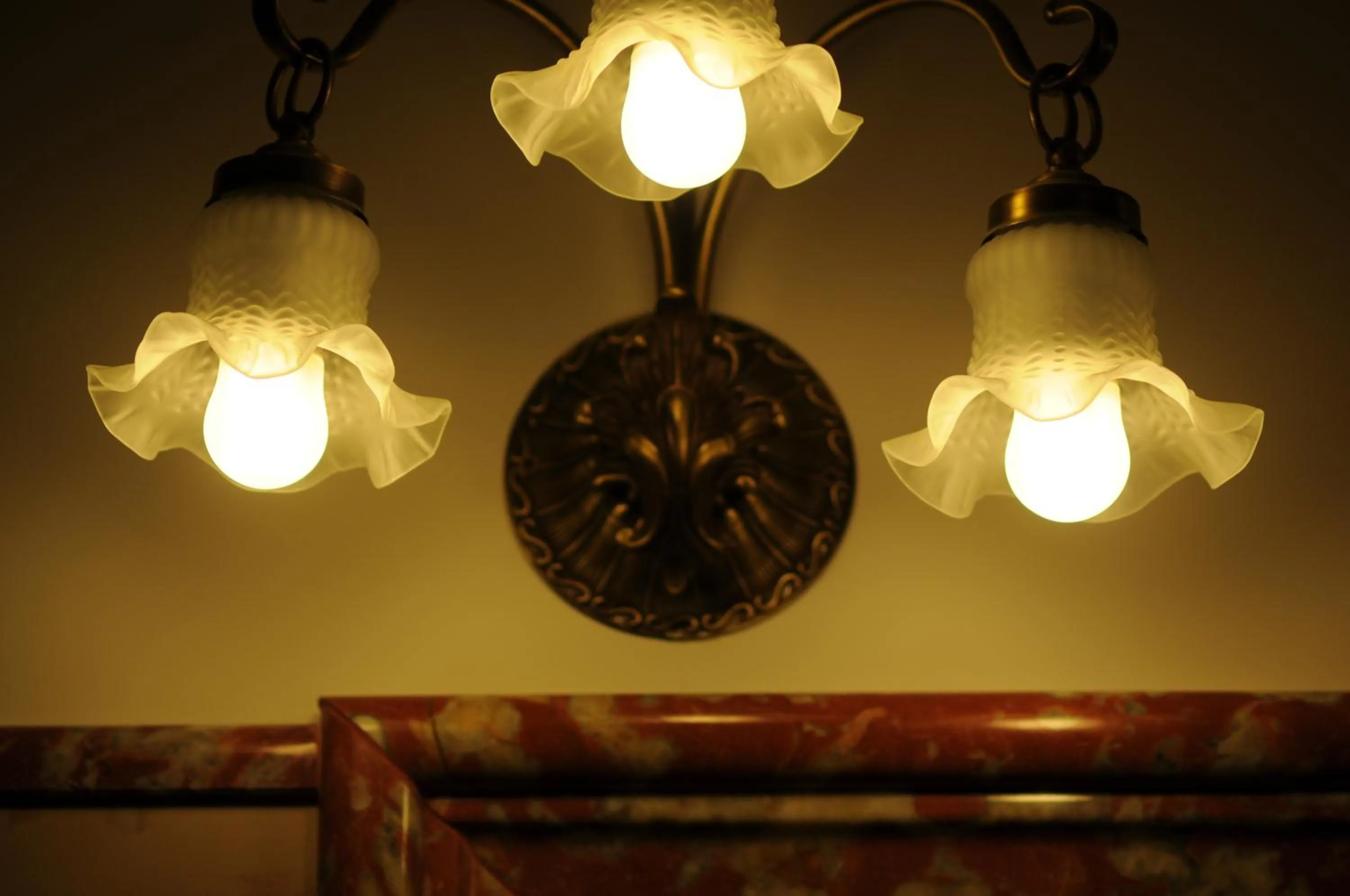 Decorative detail in Hotel Villa Maria