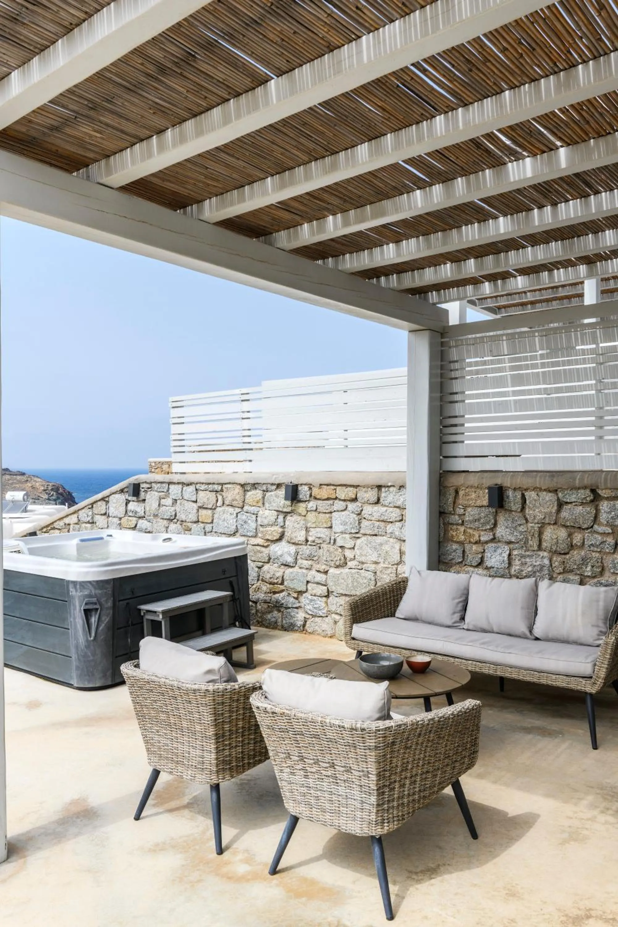 Day in Mykonos Residence Villas & Suites Merchia beach