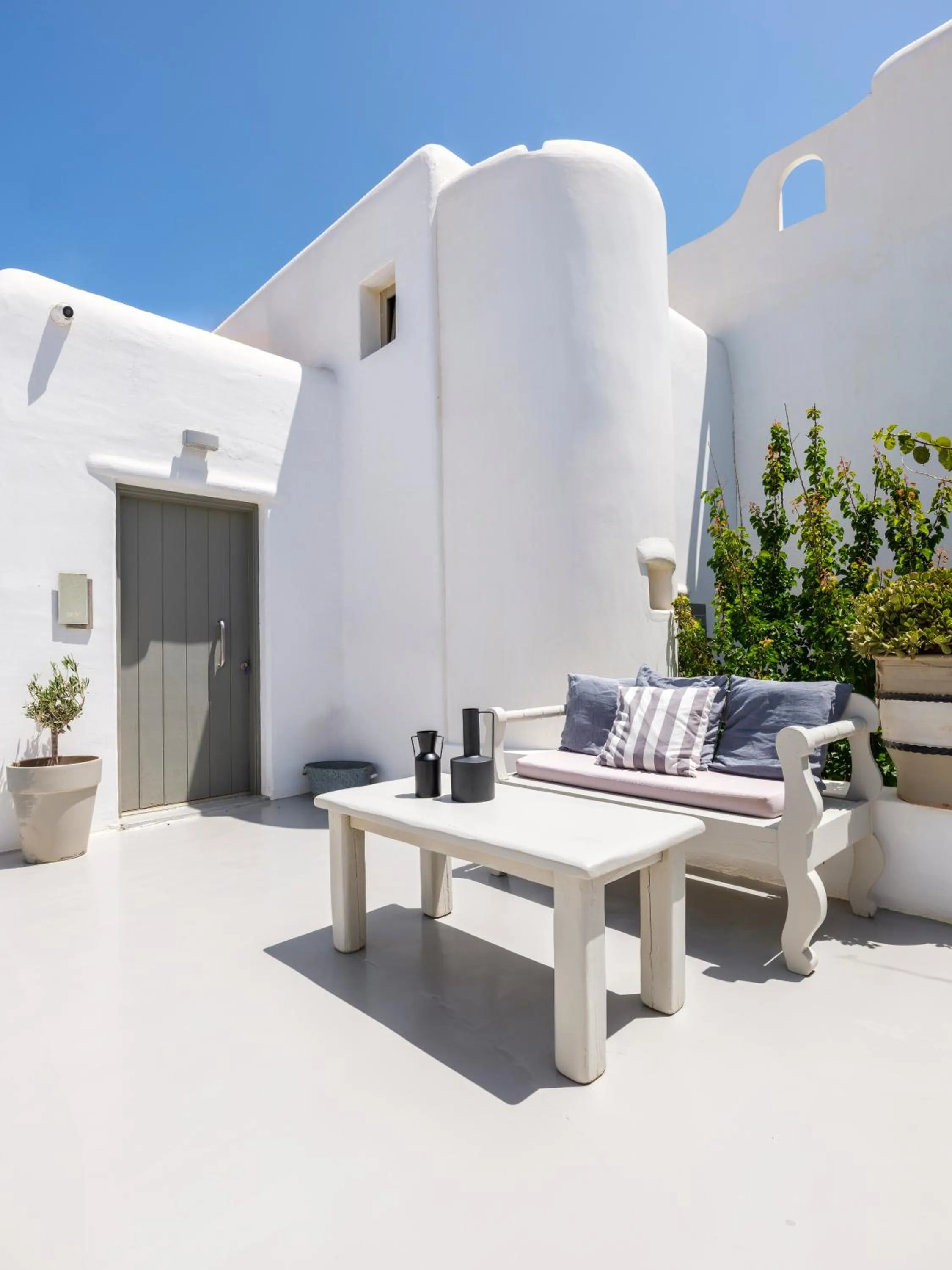 Patio in Mykonos Residence Villas & Suites Merchia beach