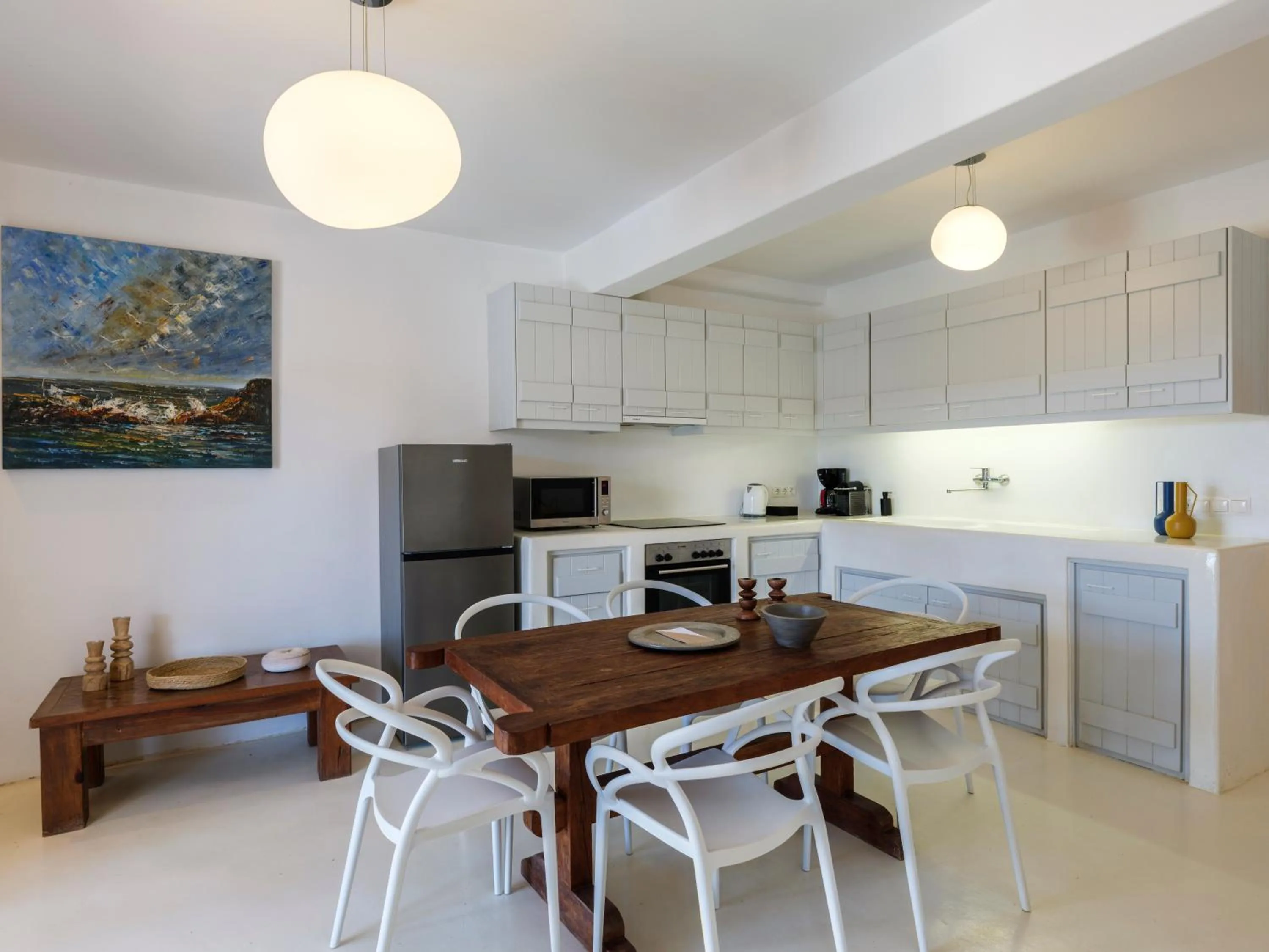 Coffee/tea facilities in Mykonos Residence Villas & Suites Merchia beach